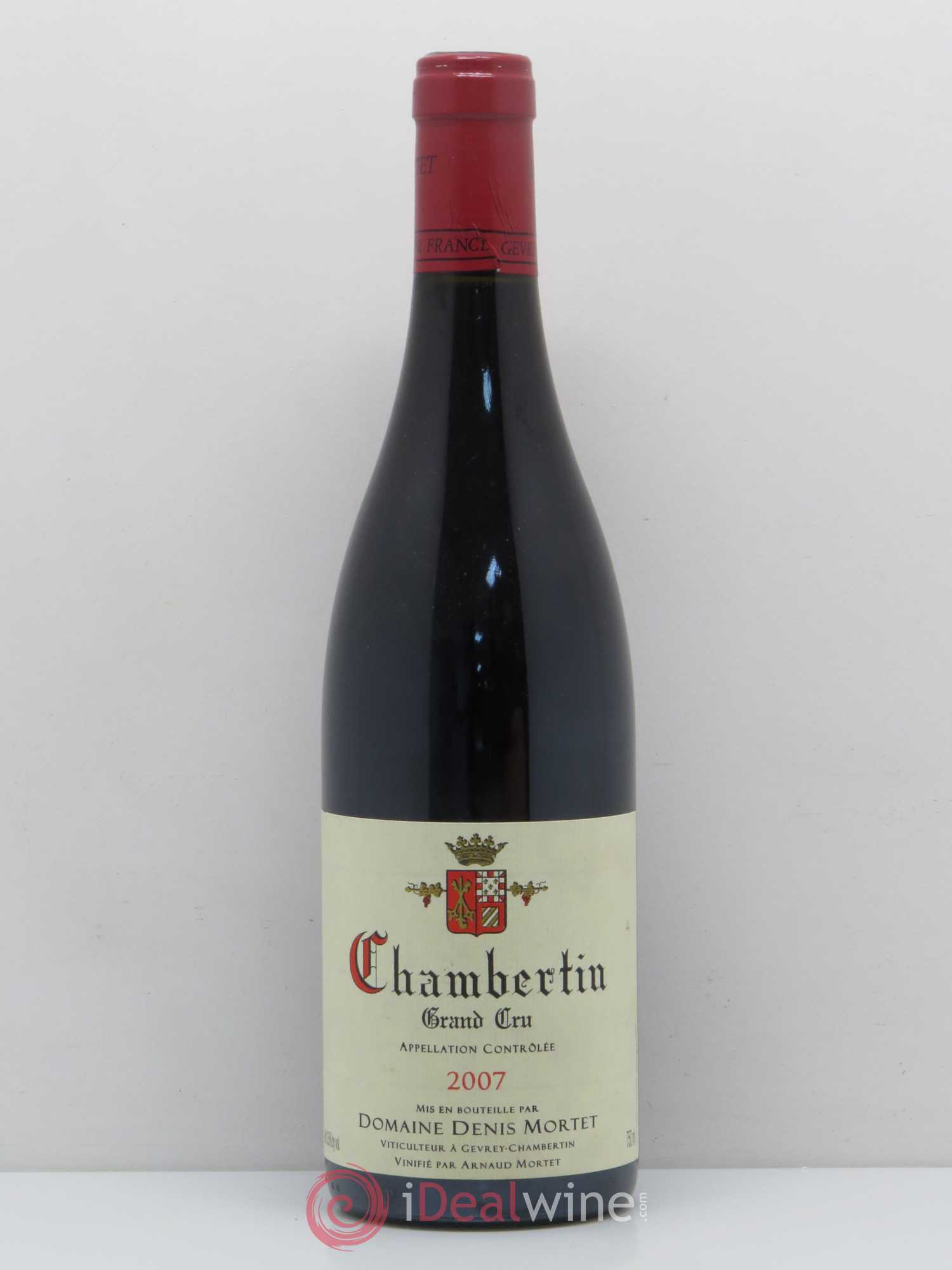 Chambertin Grand Cru Denis Mortet (Domaine) 2007 - Lot de 1 bouteille - 0
