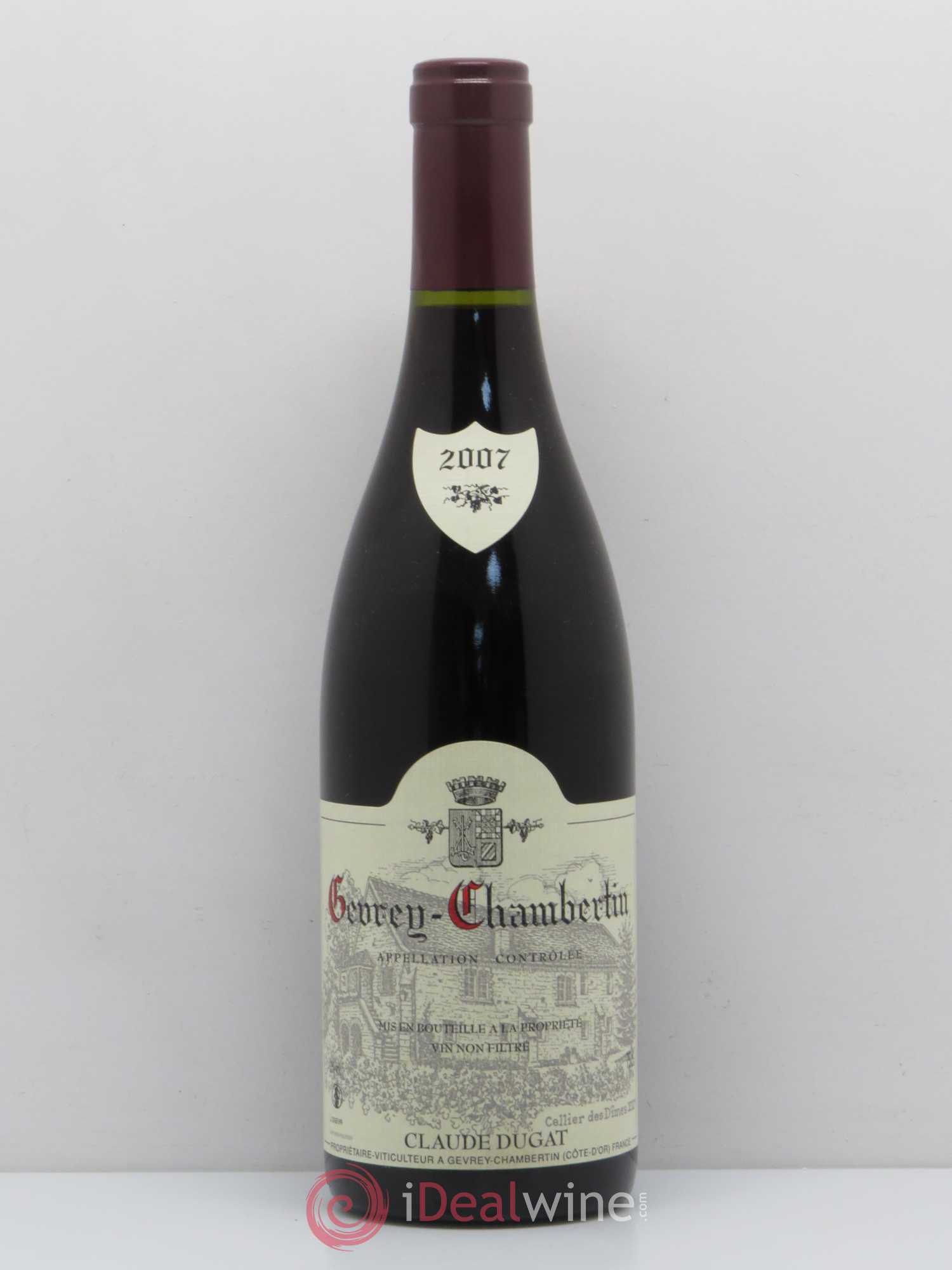 Gevrey-Chambertin Claude Dugat 2007 - Lot de 1 bouteille - 0