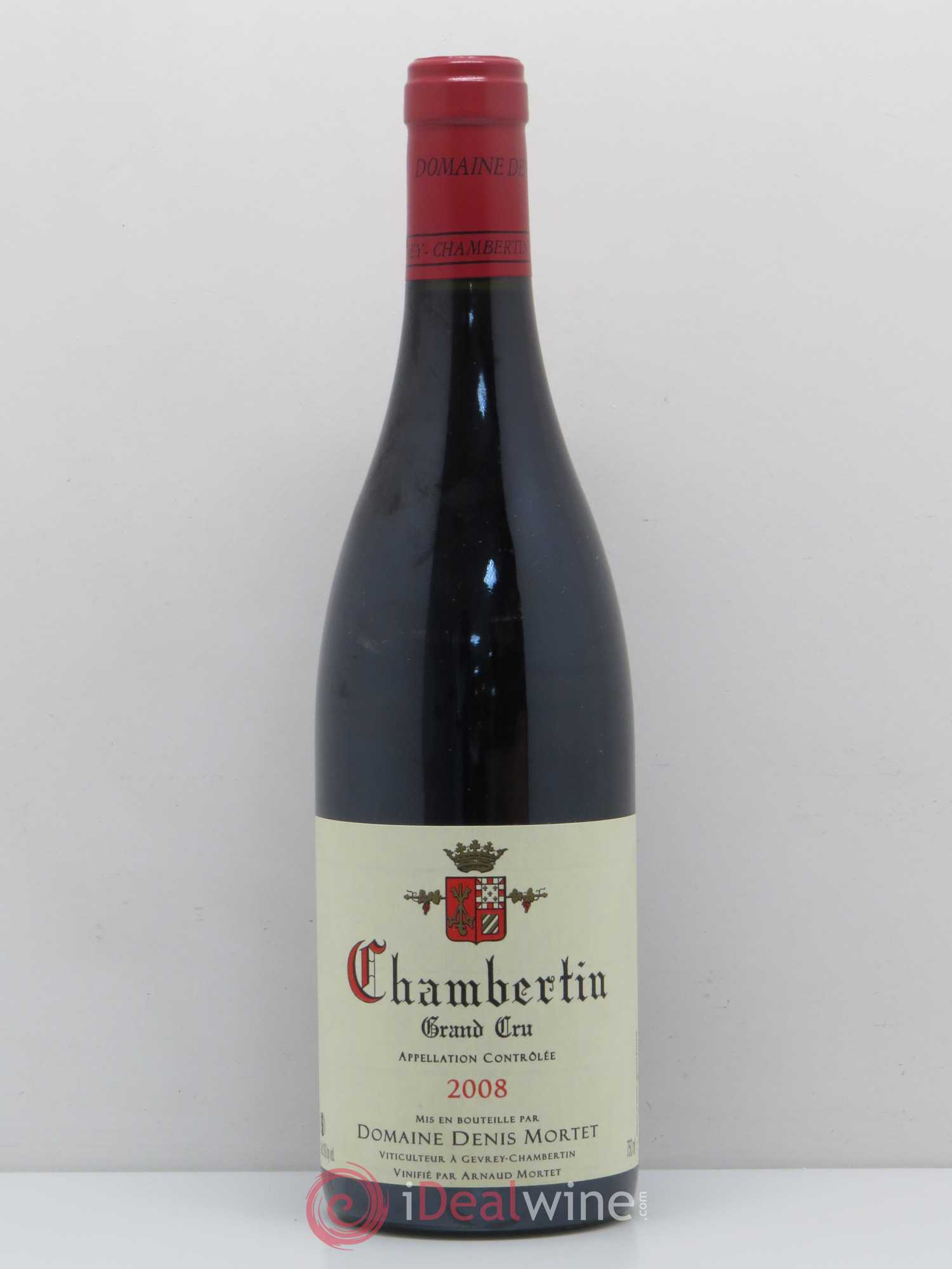 Chambertin Grand Cru Denis Mortet (Domaine) 2008 - Lot de 1 bouteille - 0