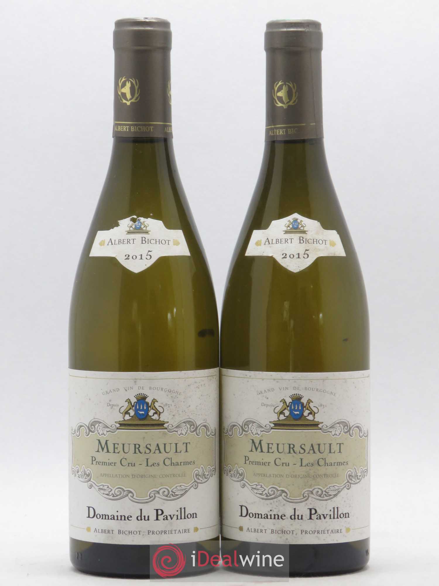 Meursault 1er Cru Charmes Domaine du Pavillon - Albert Bichot 2015 - Lot de 2 bouteilles - 0