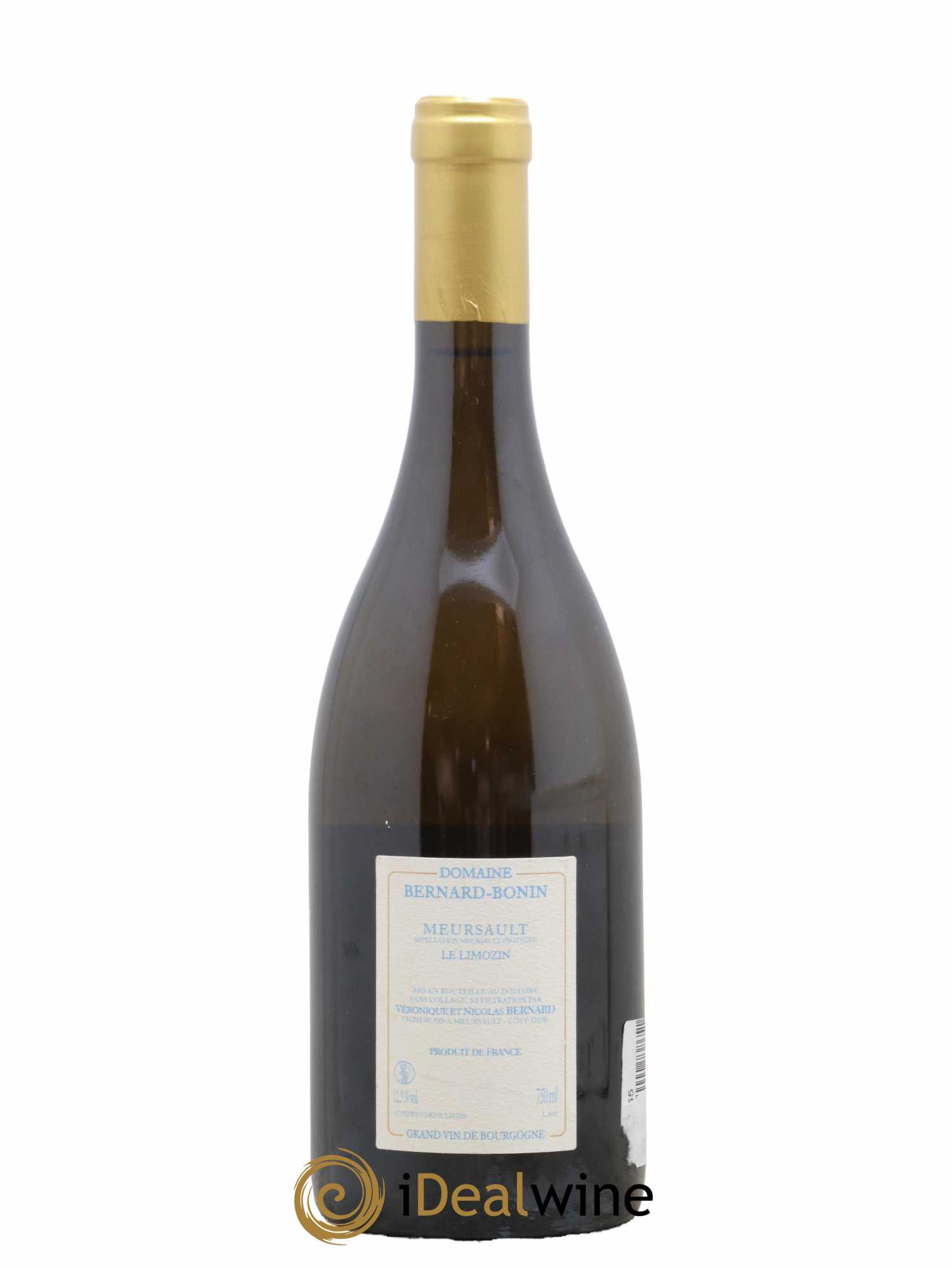 Meursault Le Limozin Bernard Bonin 2016 - Lot de 1 bouteille - 1