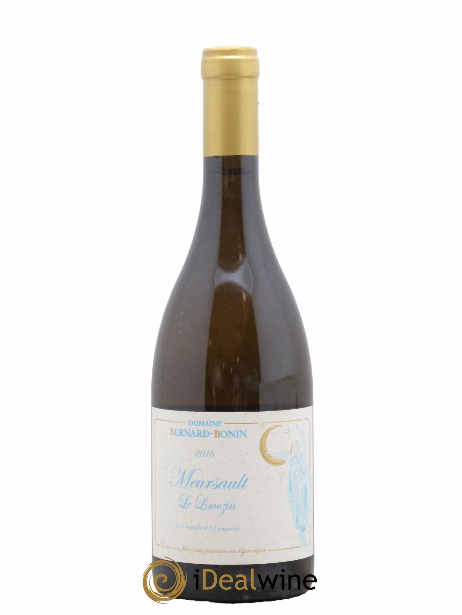 Meursault Le Limozin Bernard Bonin 2016 - Lot de 1 bouteille - 0
