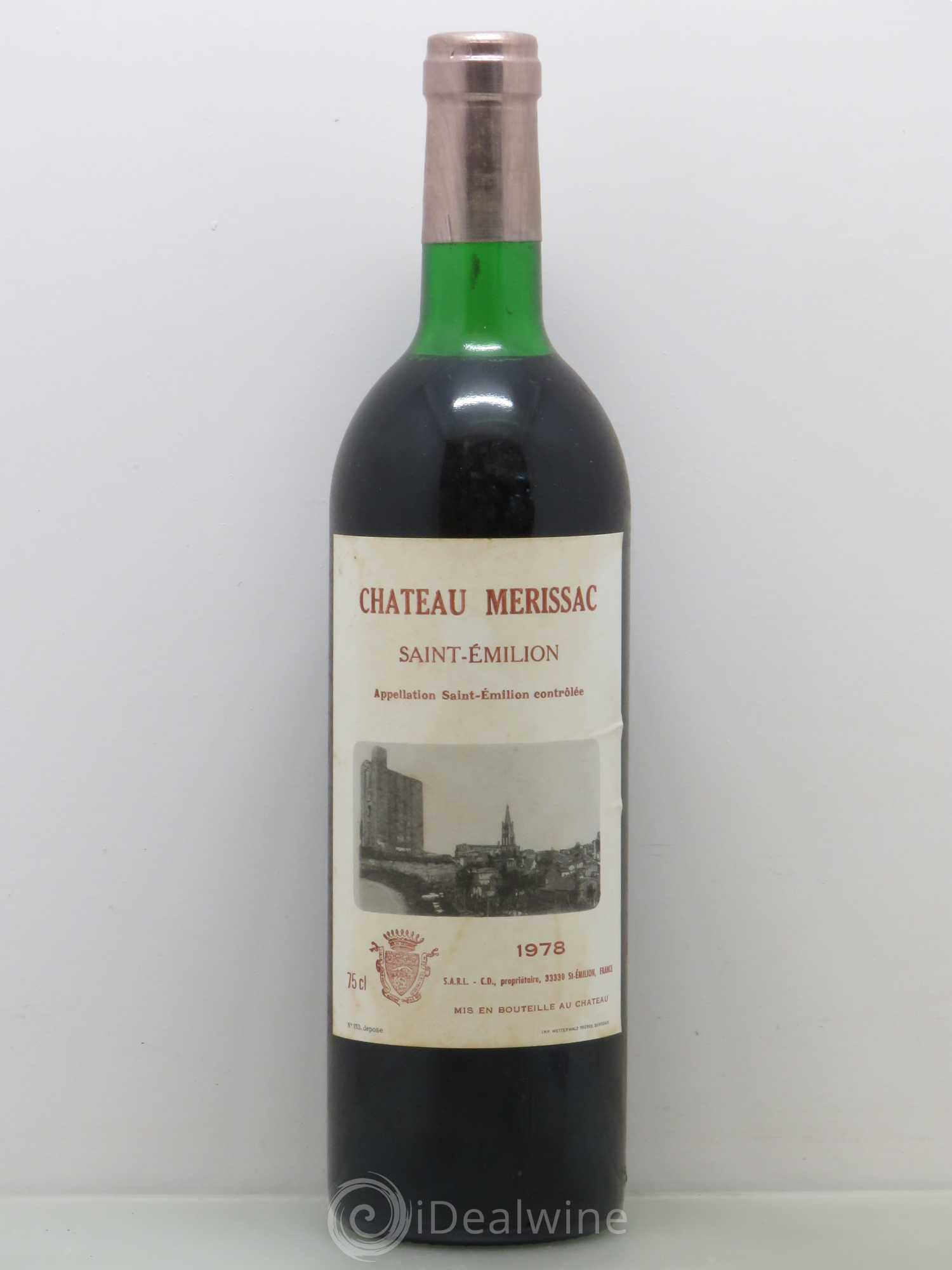 Saint-Émilion Château Merissac 1978 - Lot de 1 bouteille - 0