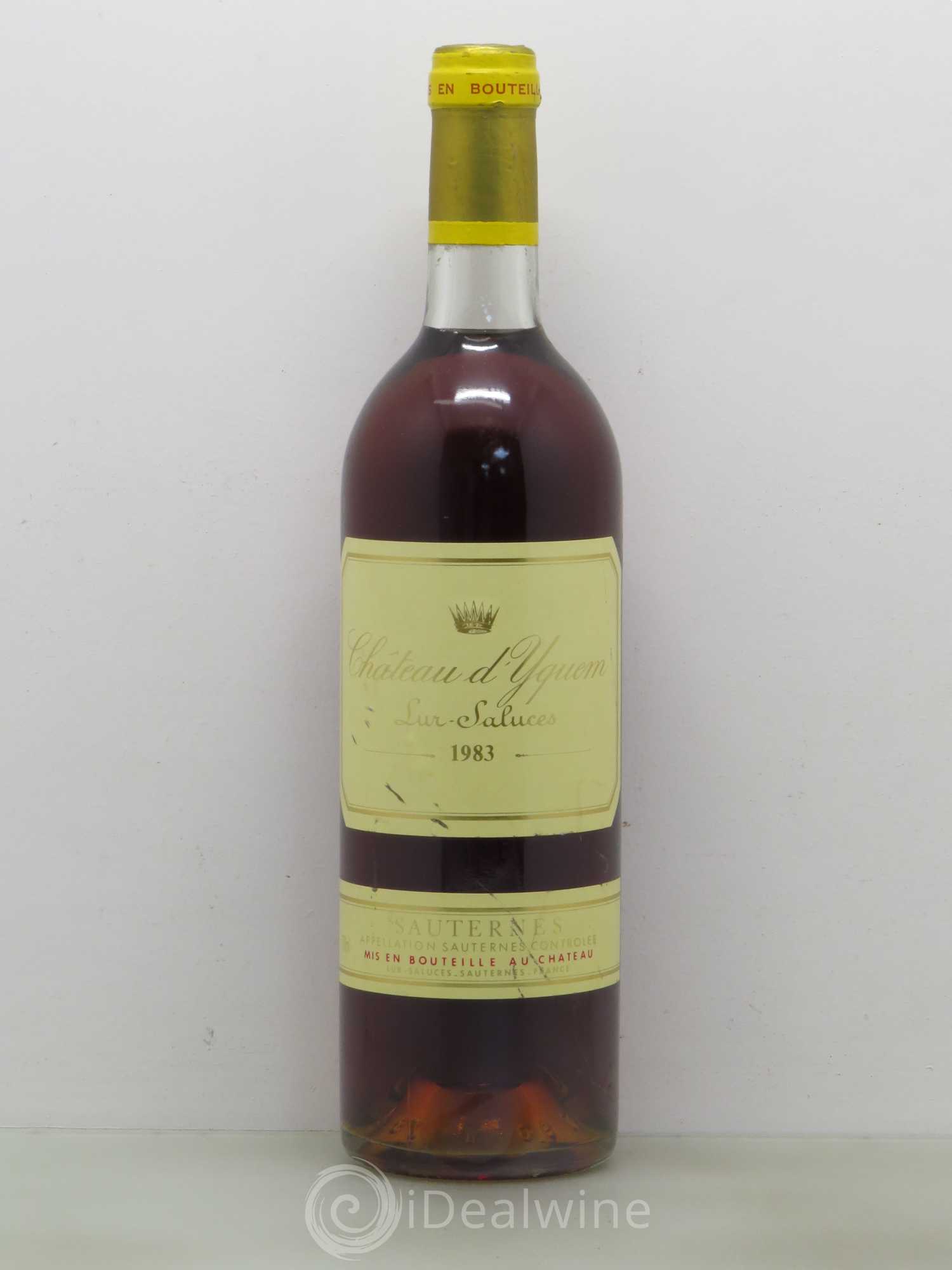 Château d' Yquem 1er Cru Classé Supérieur 1983 - Lotto di 1 bottiglia - 0