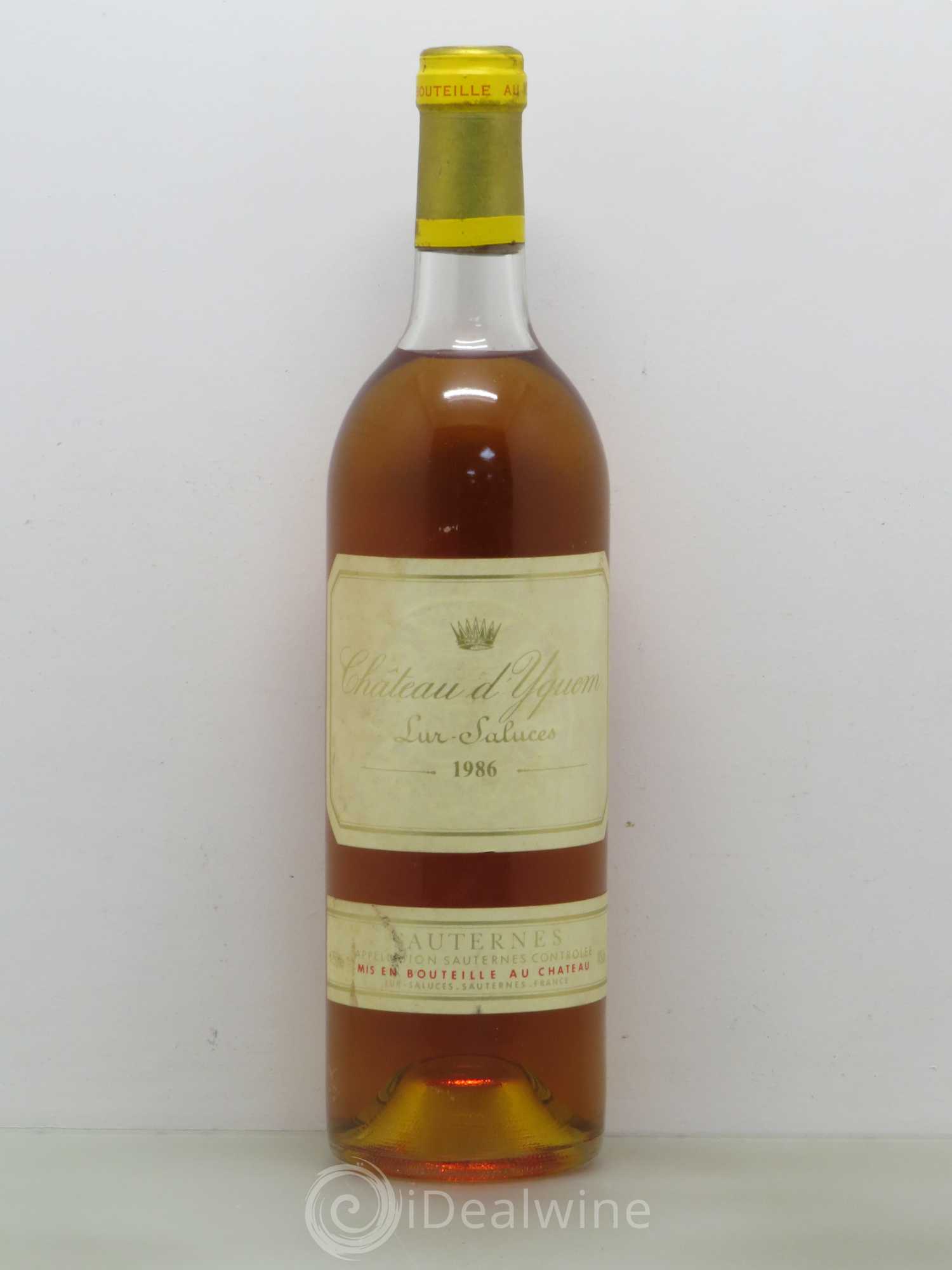 Château d' Yquem 1er Cru Classé Supérieur 1986 - Lot de 1 bouteille - 0