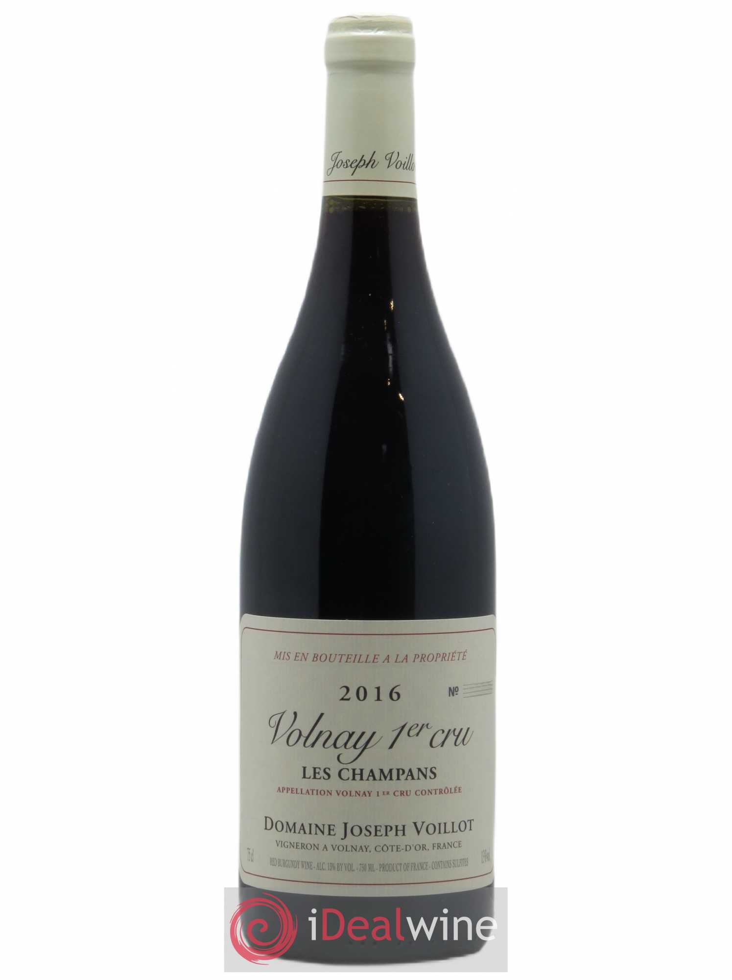 Volnay 1er Cru les Champans Joseph Voillot (Domaine) 2016 - Lot de 1 bouteille - 0