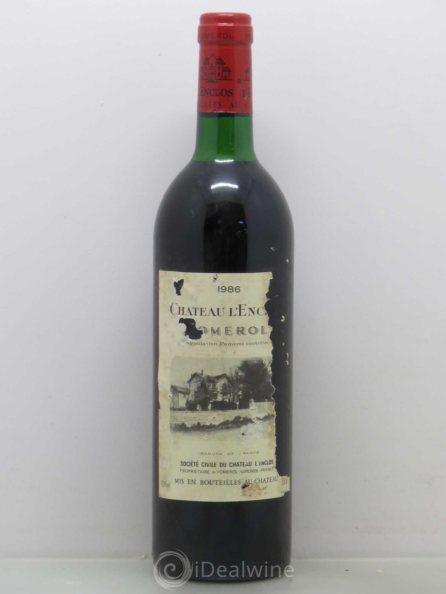 Château l' Enclos 1986 - Lot de 1 bouteille - 0