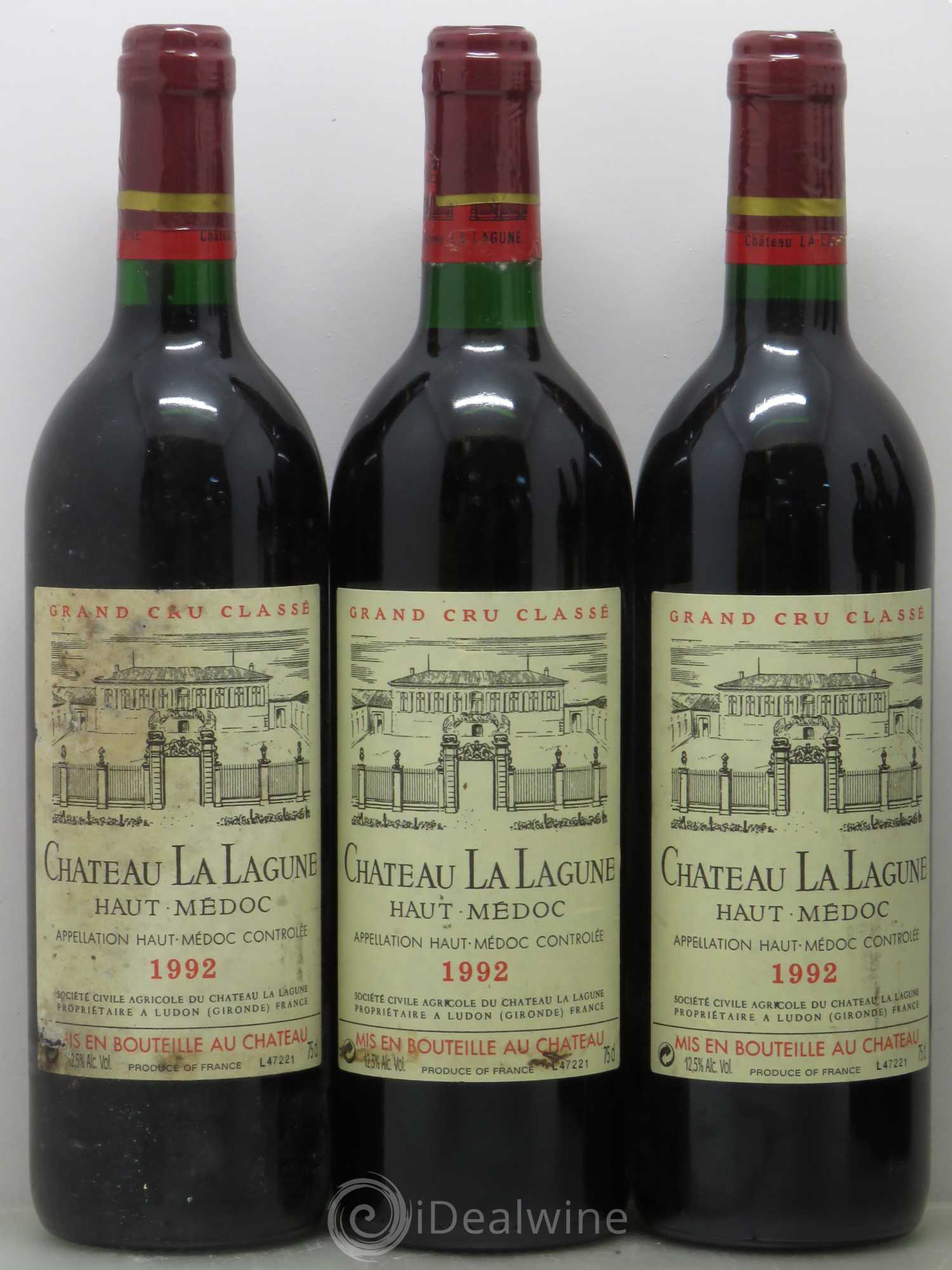 Château la Lagune 3ème Grand Cru Classé 1992 - Lot de 6 bouteilles - 1