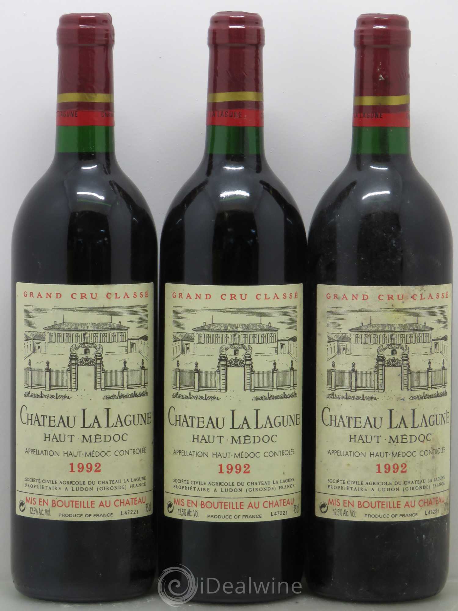 Château la Lagune 3ème Grand Cru Classé 1992 - Lot de 6 bouteilles - 2