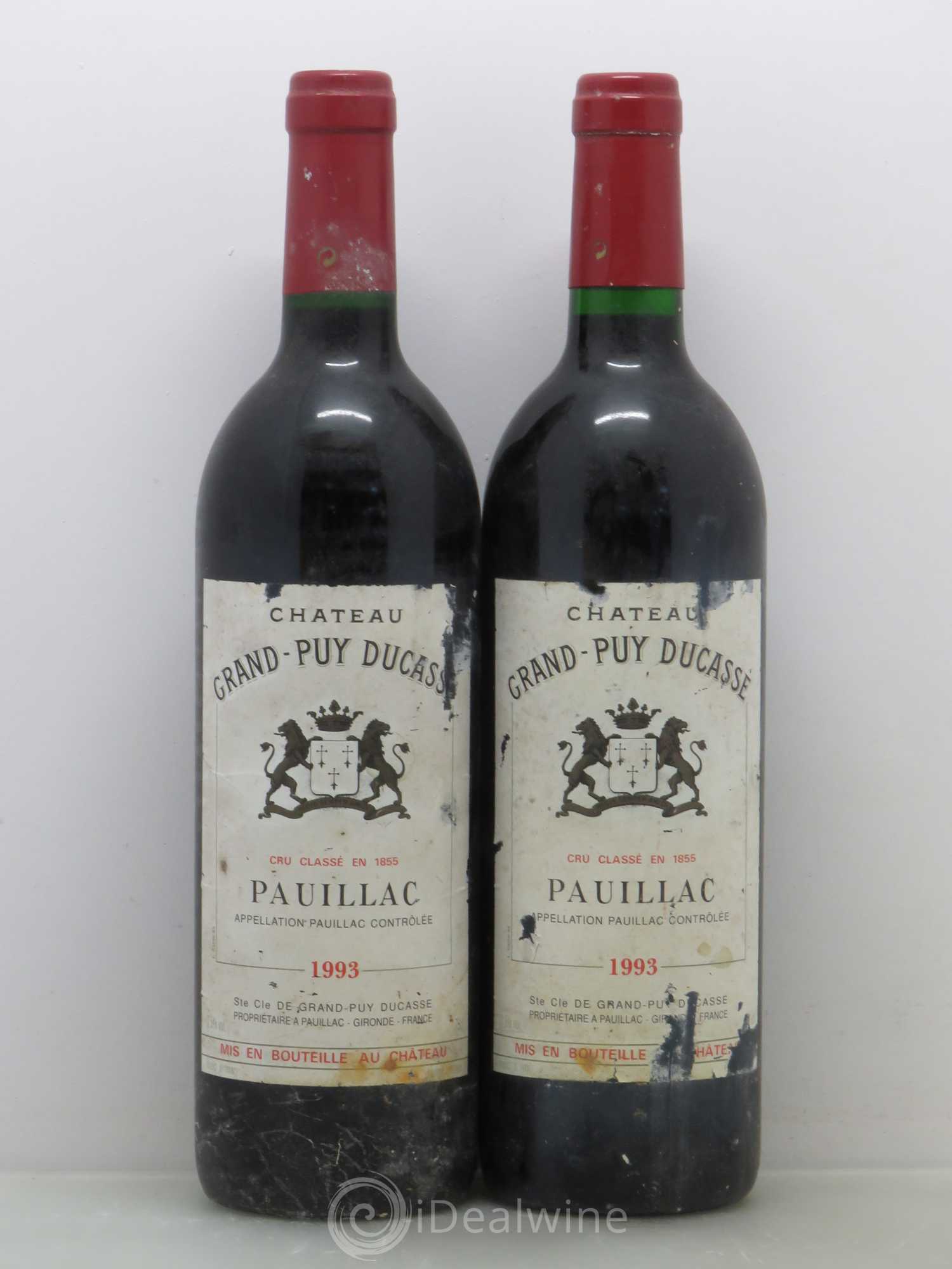 Château Grand Puy Ducasse 5ème Grand Cru Classé 1993 - Lot de 5 bouteilles - 2