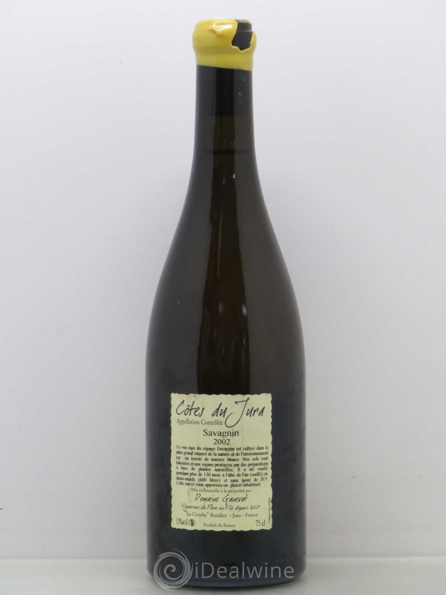 Côtes du Jura Les Vignes de mon Père Jean-François Ganevat (Domaine) 2002 - Lot de 1 bouteille - 1