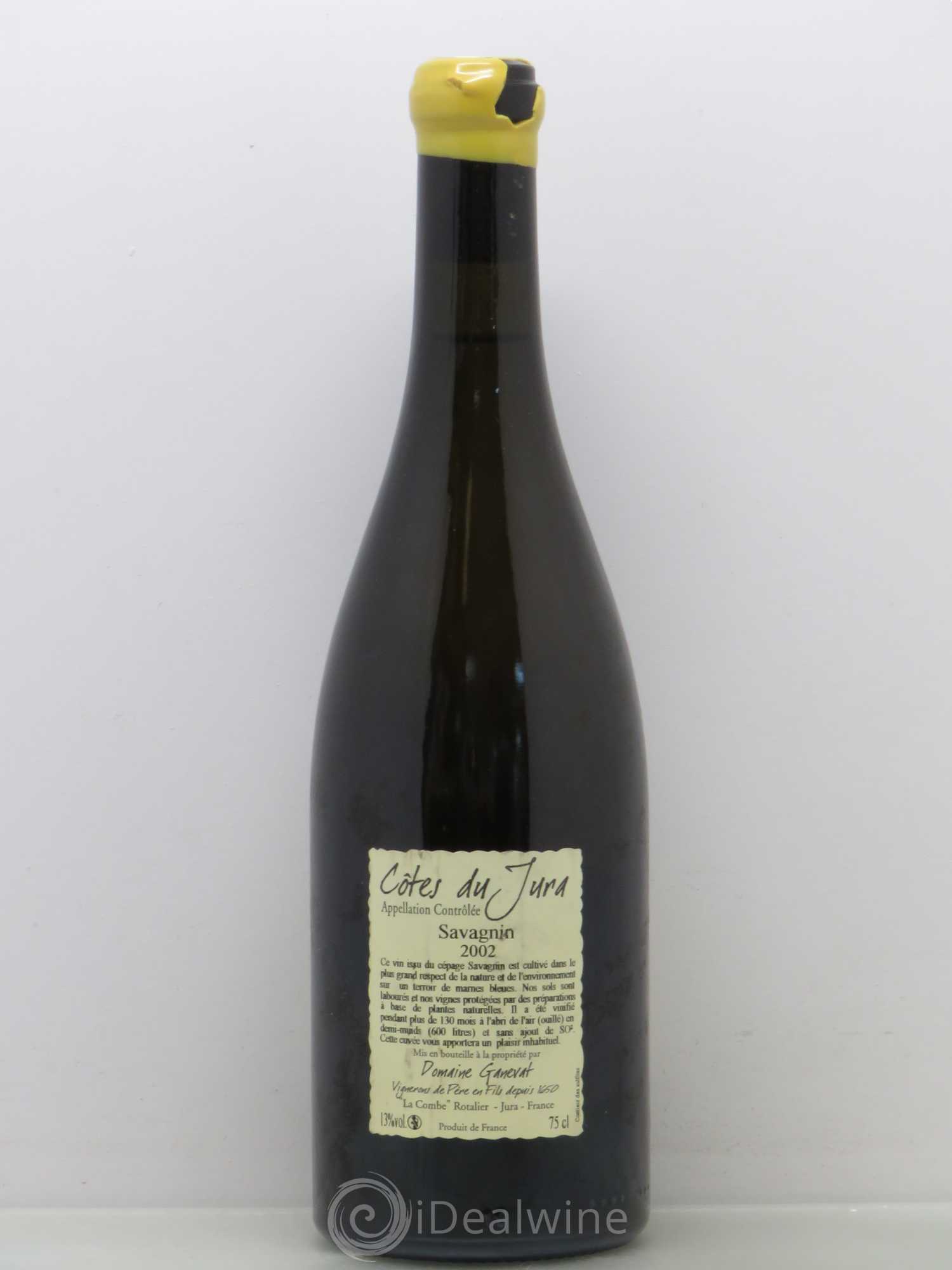 Côtes du Jura Les Vignes de mon Père Jean-François Ganevat (Domaine) 2002 - Lot de 1 bouteille - 1