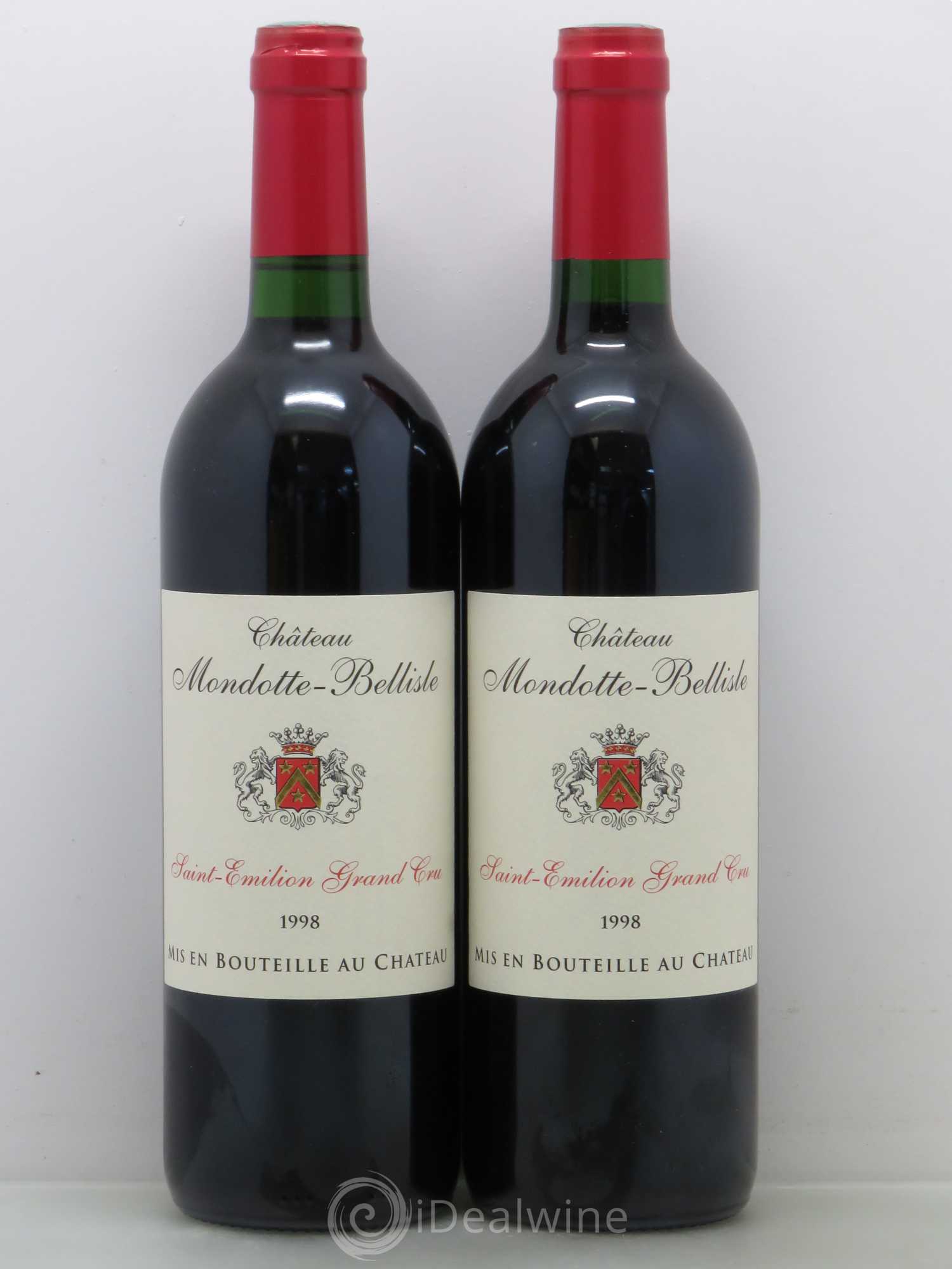 Château Bellisle Mondotte 1998 - Lot de 2 bouteilles - 0