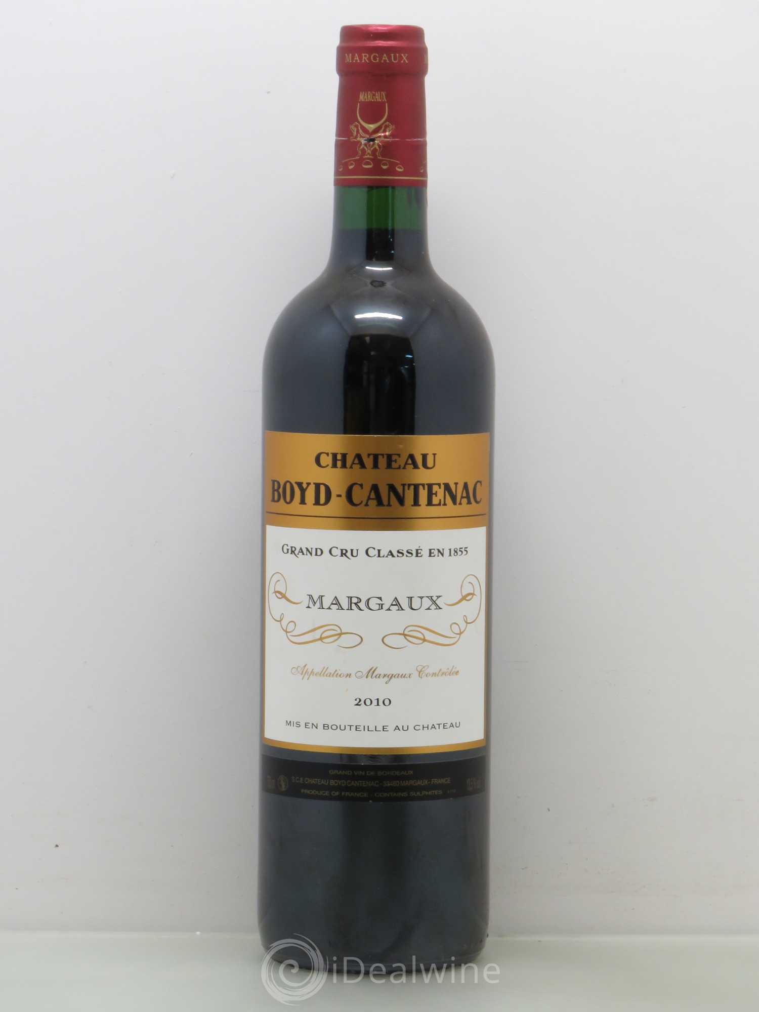 Château Boyd Cantenac 3ème Grand Cru Classé 2010 - Lot de 1 bouteille - 0