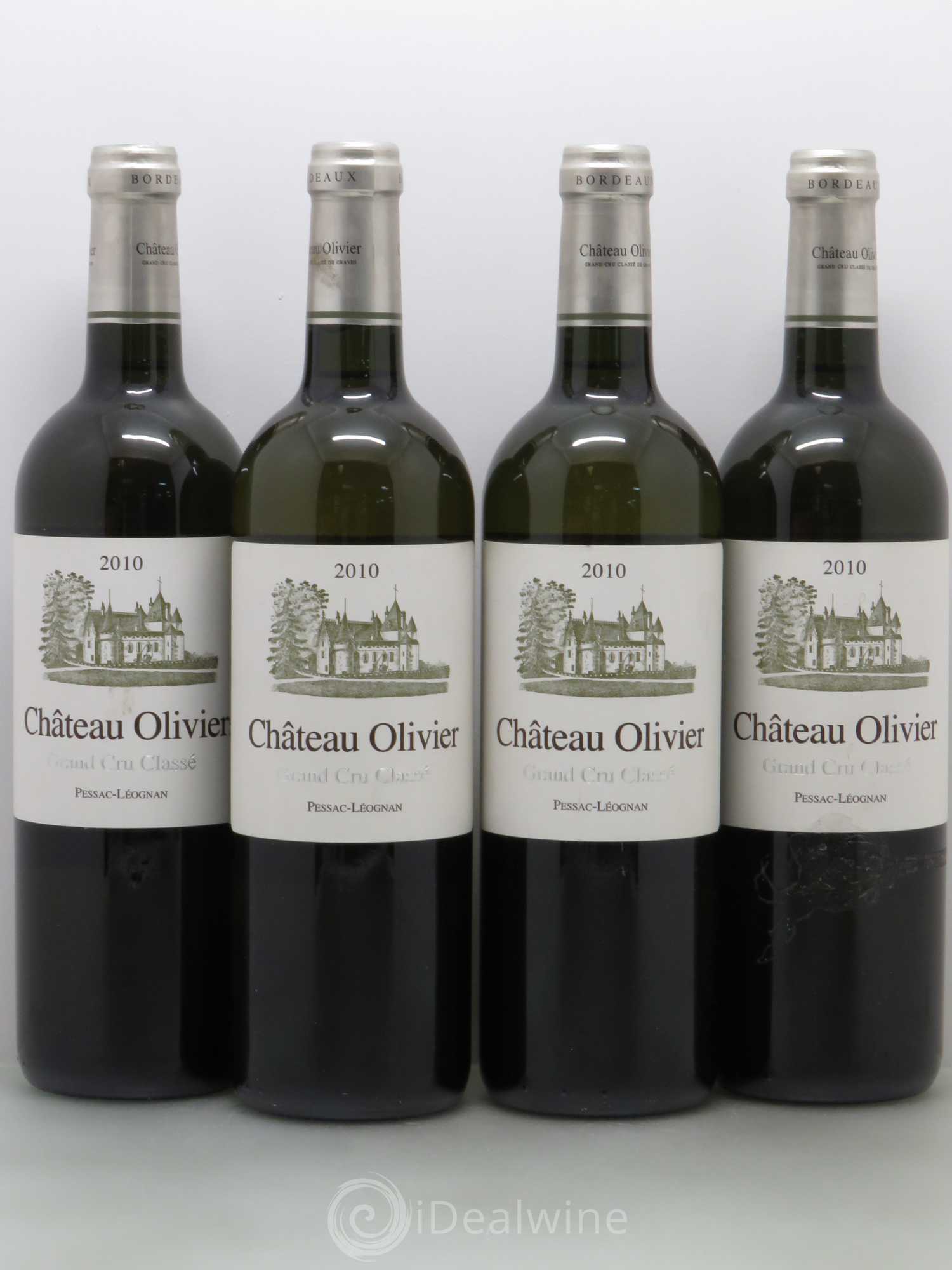 Château Olivier Cru Classé de Graves 2010 - Lot de 4 bouteilles - 0