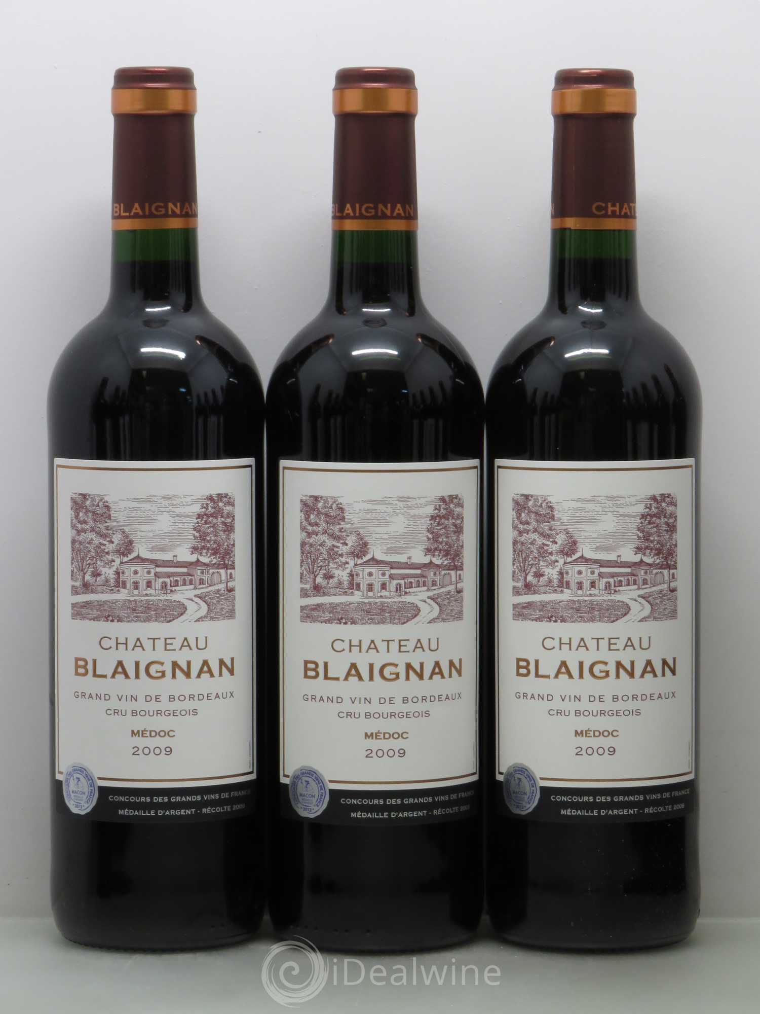 Château Blaignan Cru Bourgeois 2009 - Lot de 12 bouteilles - 1