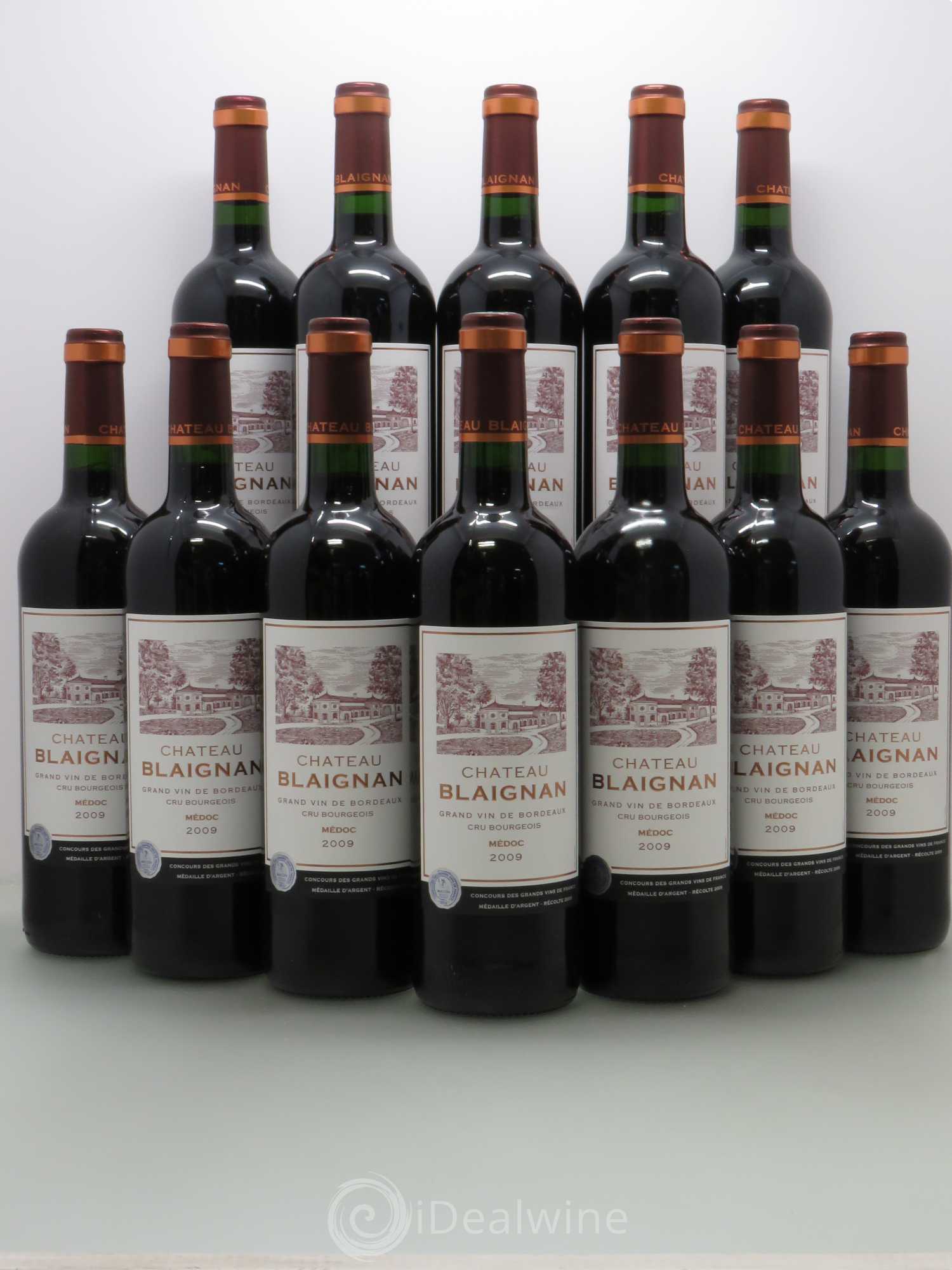 Château Blaignan Cru Bourgeois 2009 - Lot de 12 bouteilles - 0