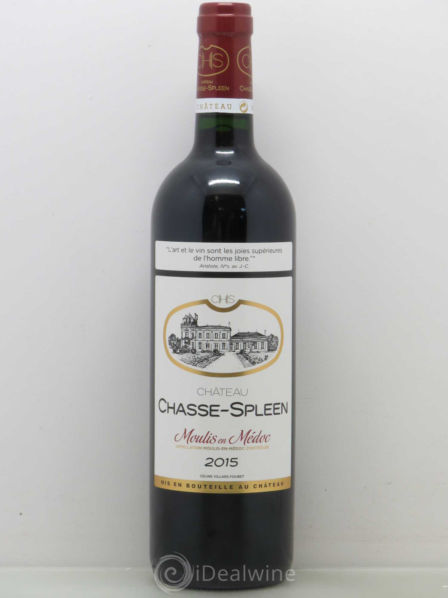 Château Chasse Spleen 2015 - Lot de 1 bouteille - 0