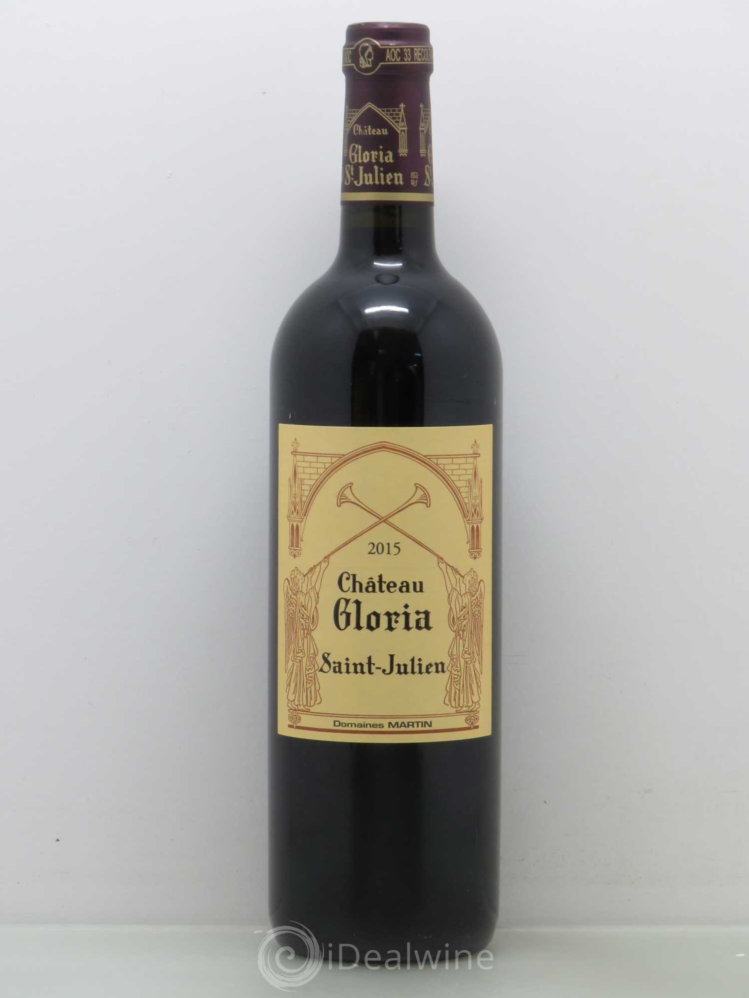 Château Gloria 2015 - Lot de 1 bouteille - 0