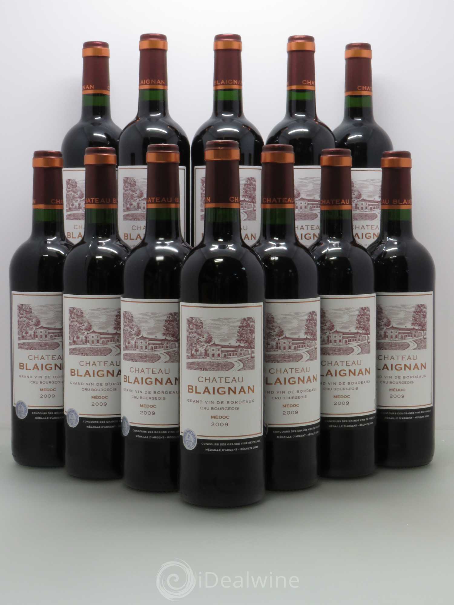 Château Blaignan Cru Bourgeois 2009 - Lot de 12 bouteilles - 0