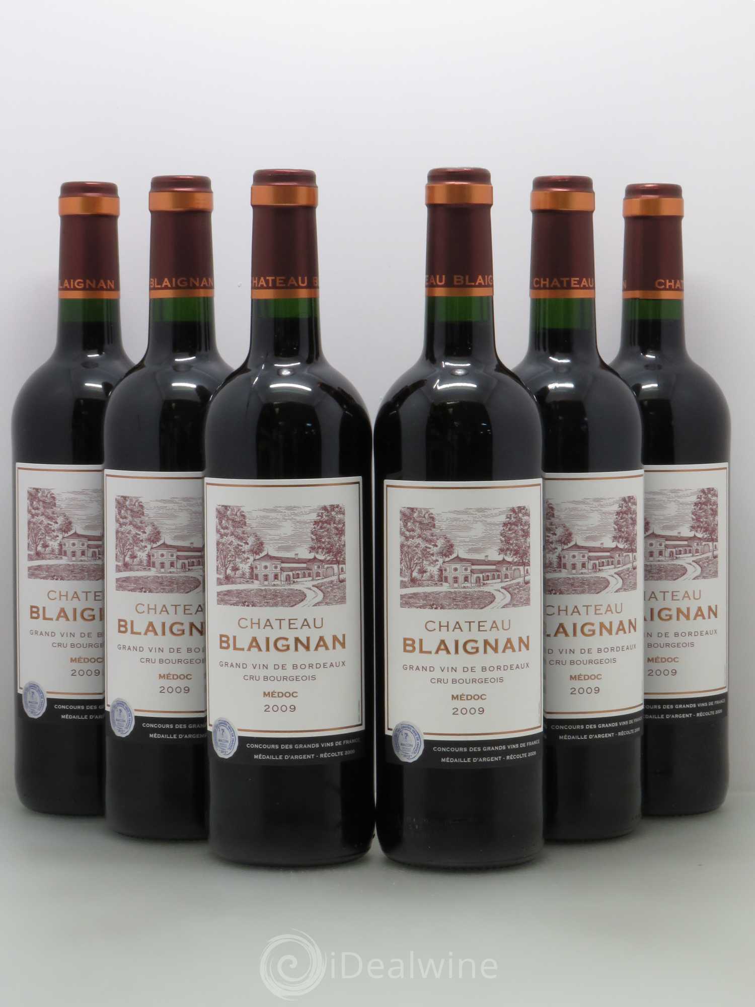 Château Blaignan Cru Bourgeois 2009 - Lot de 6 bouteilles - 0