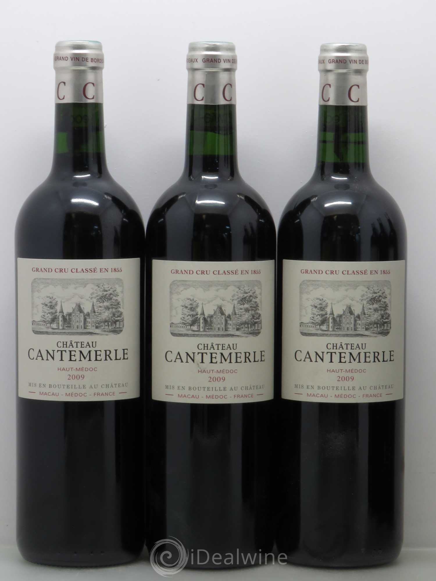 Château Cantemerle 5ème Grand Cru Classé 2009 - Lot de 6 bouteilles - 1
