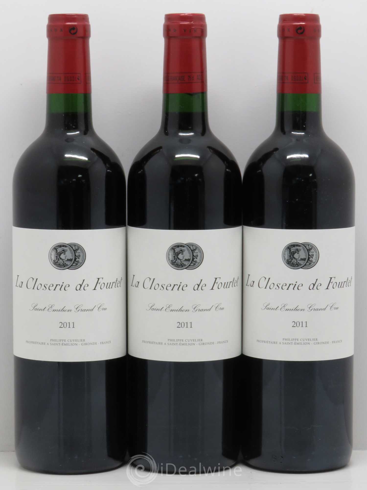 Bordeaux Closerie de fourtet 2011 - Posten von 12 Flaschen - 2