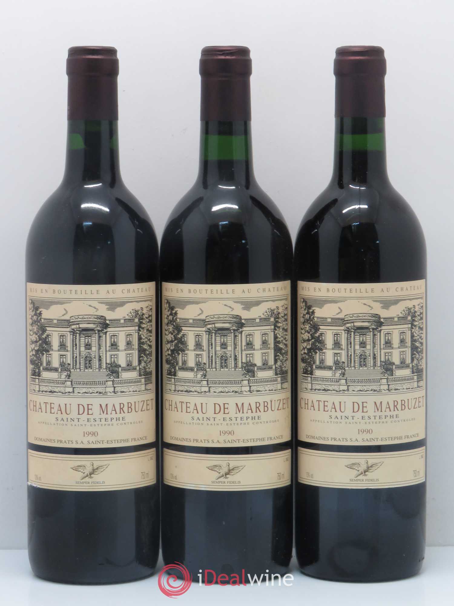 Château de Marbuzet Cru Bourgeois 1990 - Lot de 12 bouteilles - 2