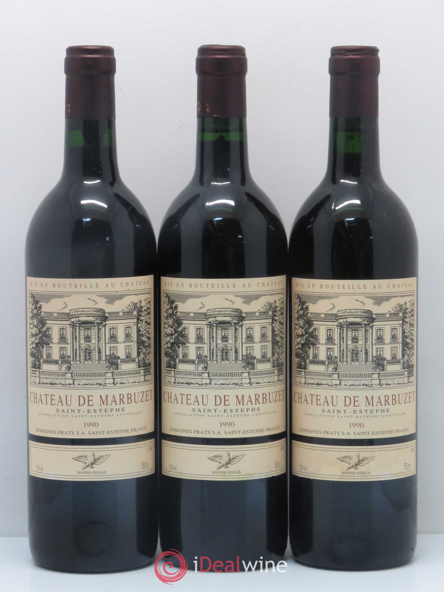 Château de Marbuzet Cru Bourgeois 1990 - Lot de 12 bouteilles - 4