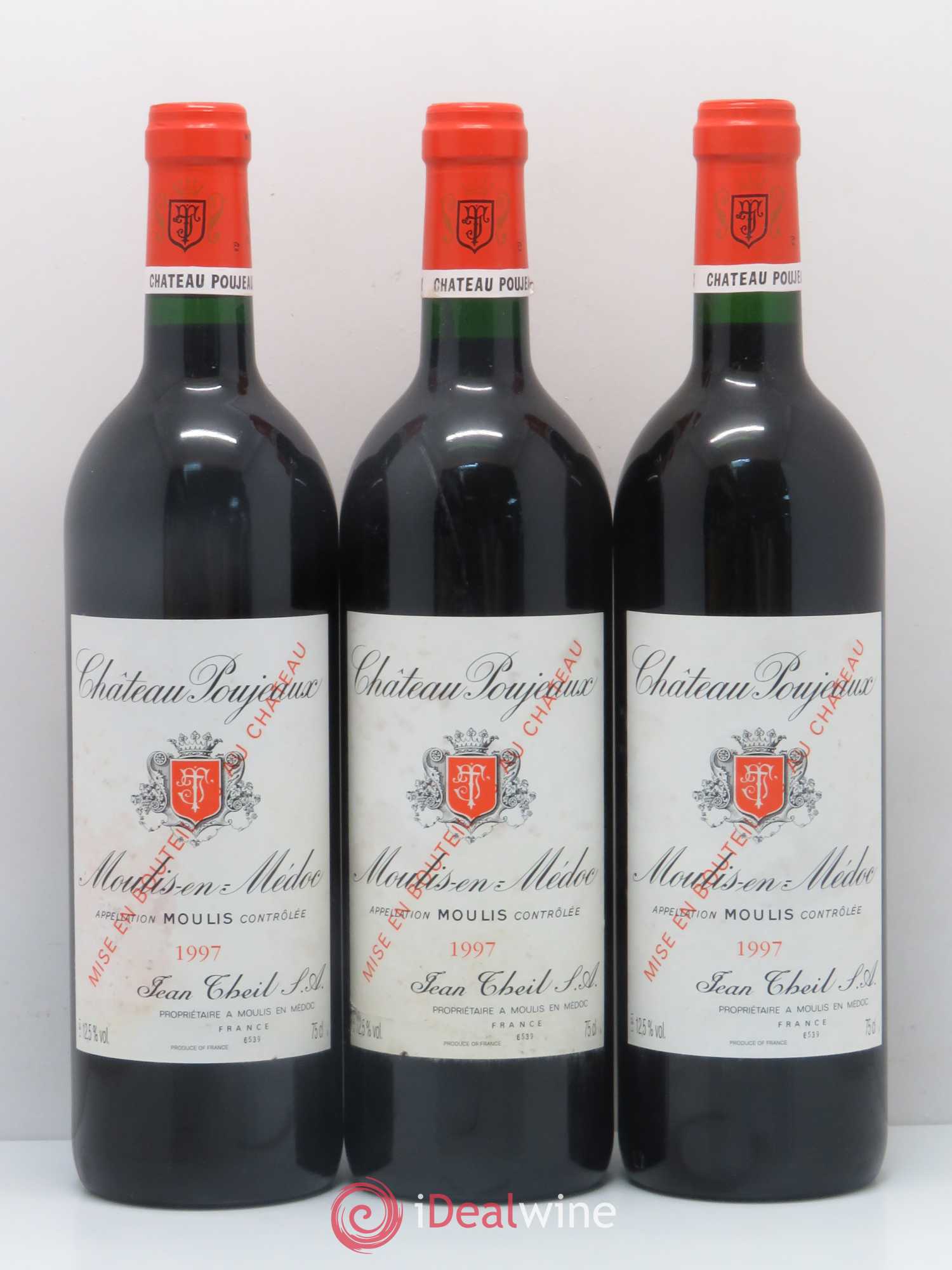 Château Poujeaux 1997 - Lot de 12 bouteilles - 1