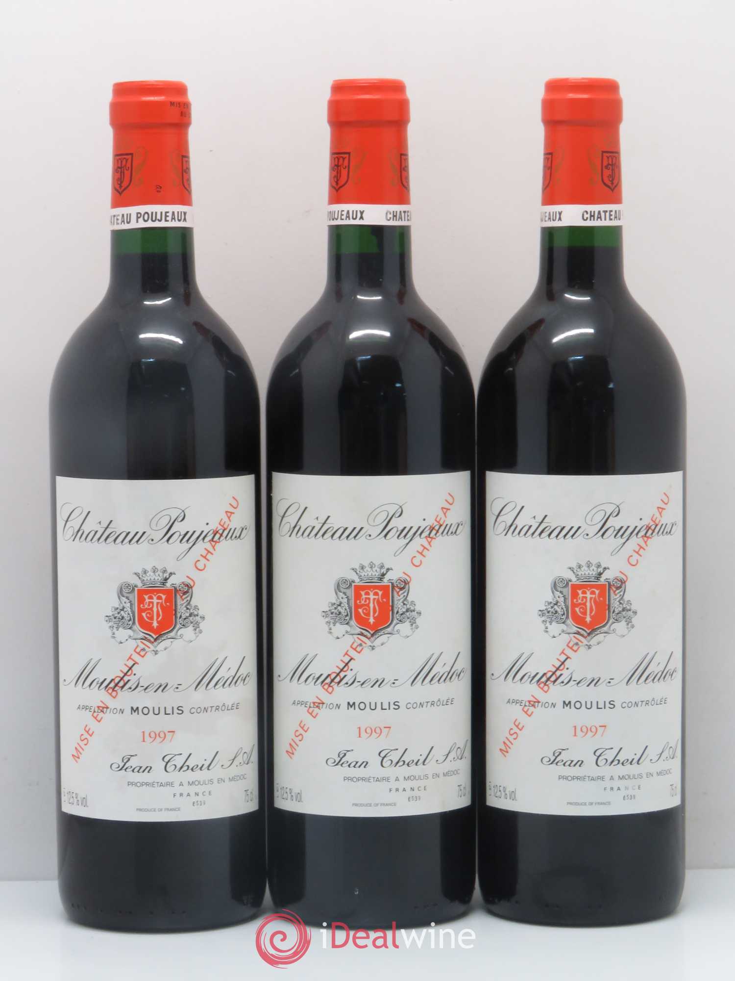 Château Poujeaux 1997 - Lot de 12 bouteilles - 2