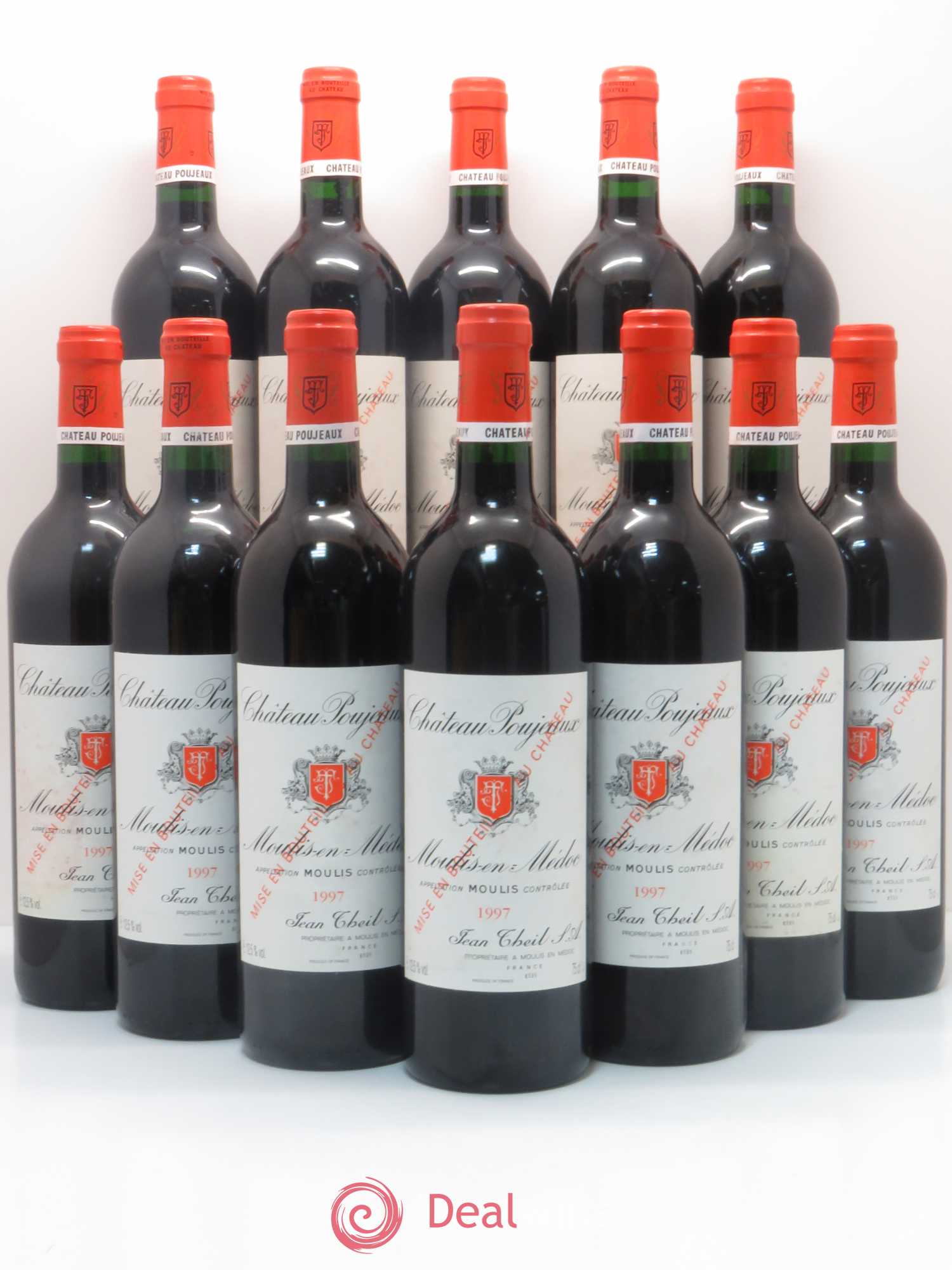 Château Poujeaux 1997 - Lot de 12 bouteilles - 0