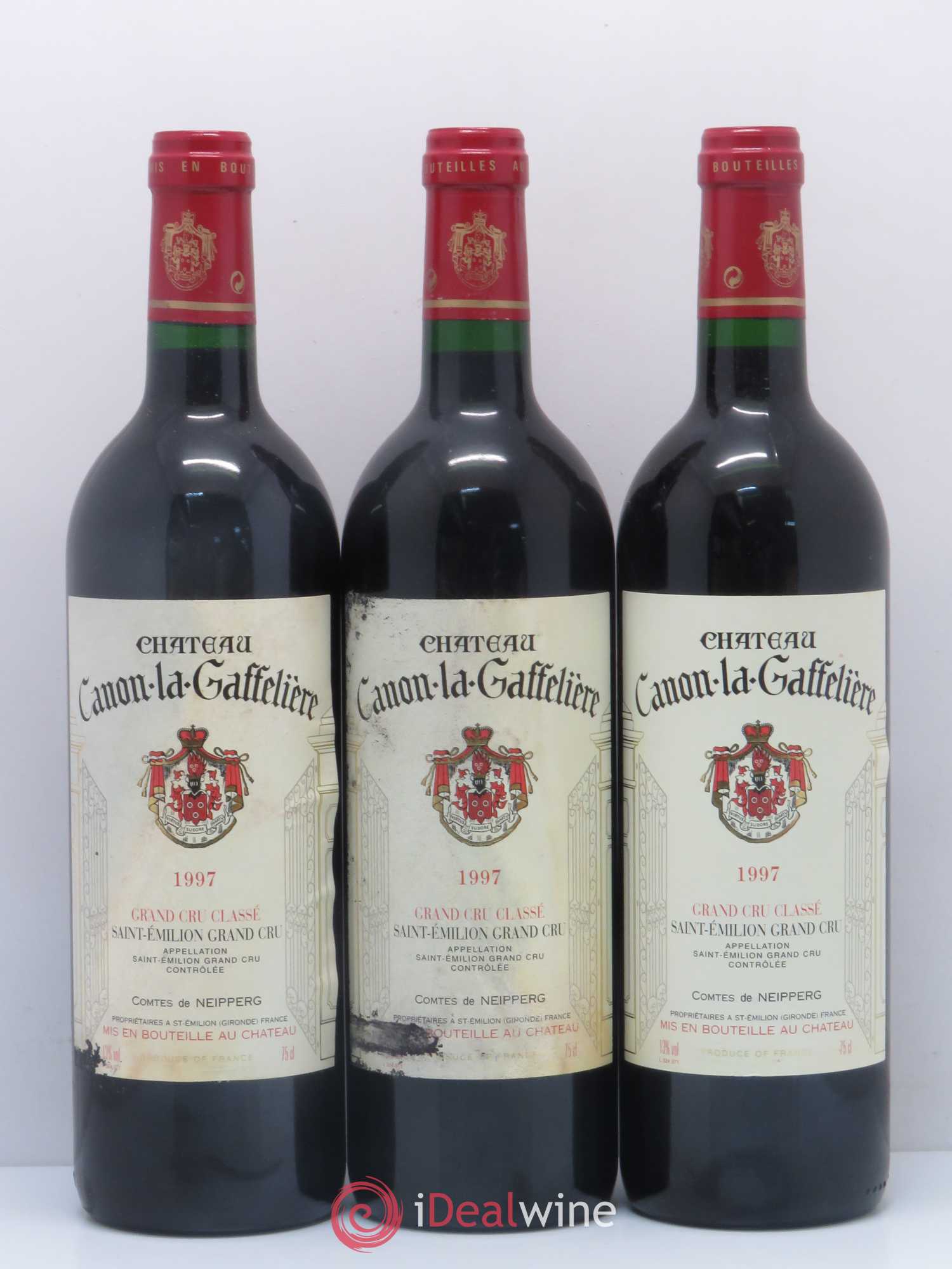 Château Canon la Gaffelière 1er Grand Cru Classé B 1997 - Lot de 12 bouteilles - 1