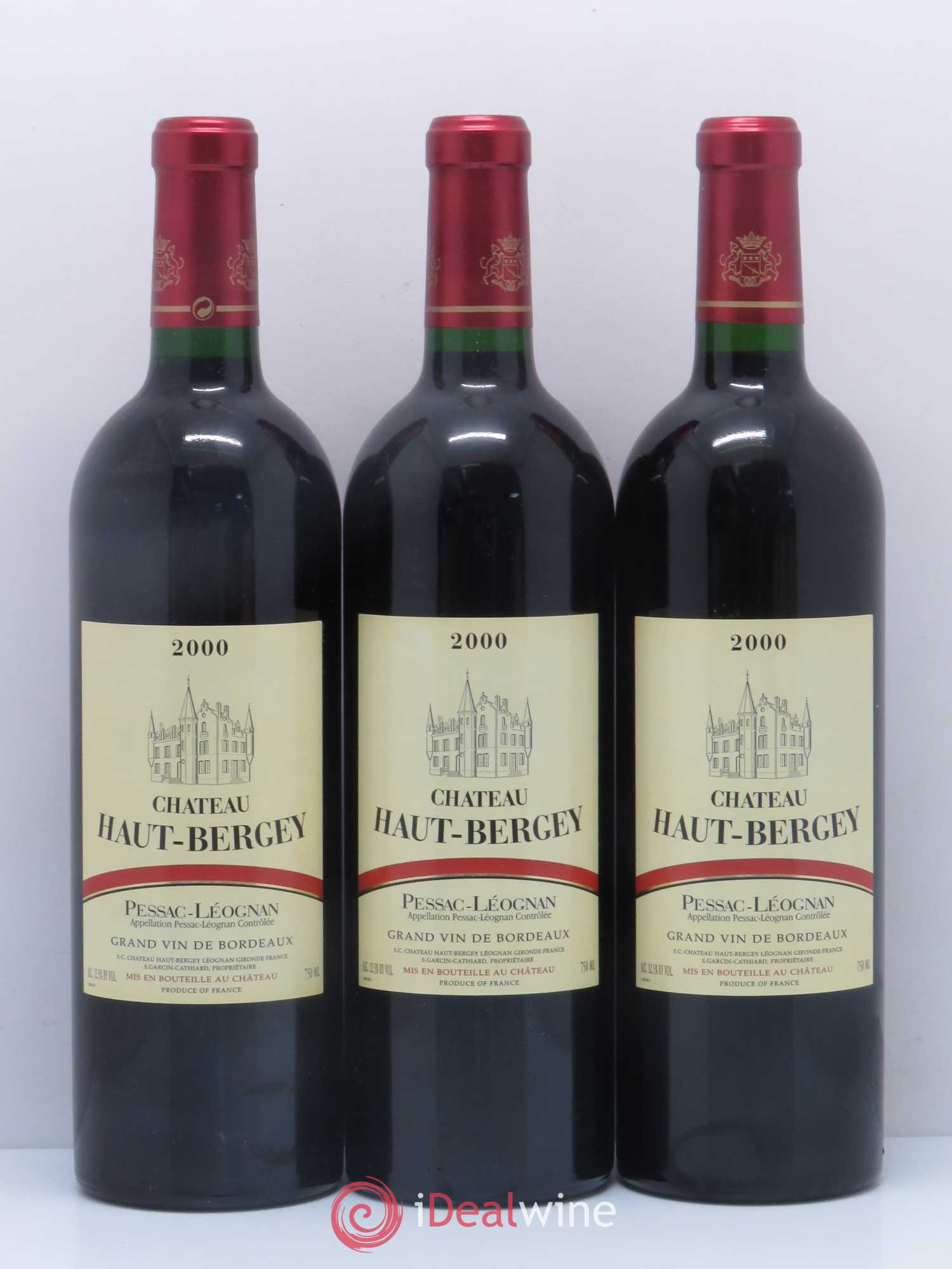 Château Haut-Bergey 2000 - Lot de 12 bouteilles - 1