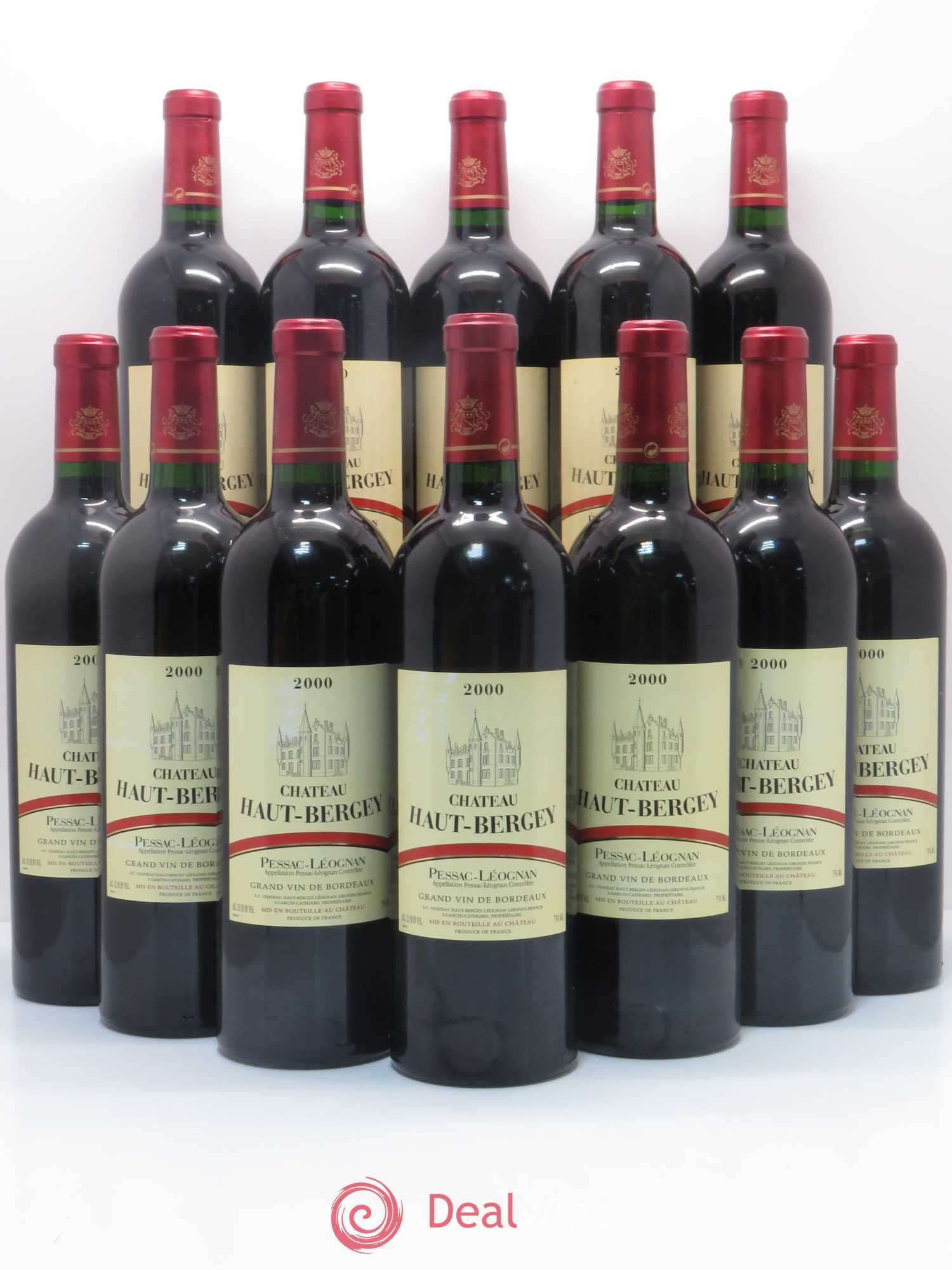Château Haut-Bergey 2000 - Lot de 12 bouteilles - 0