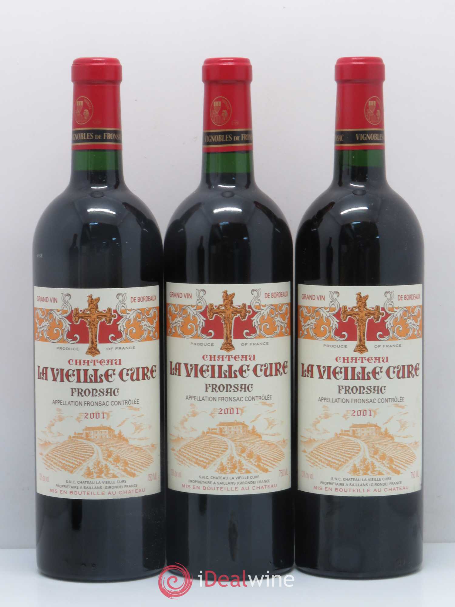 Château La Vieille Cure 2001 - Lot de 12 bouteilles - 2
