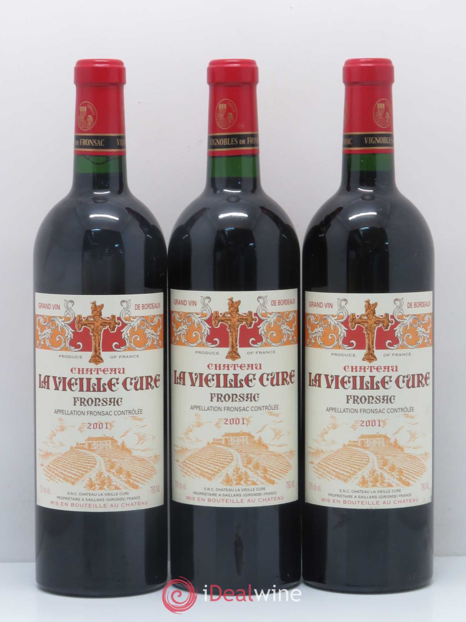 Château La Vieille Cure 2001 - Lot de 12 bouteilles - 3