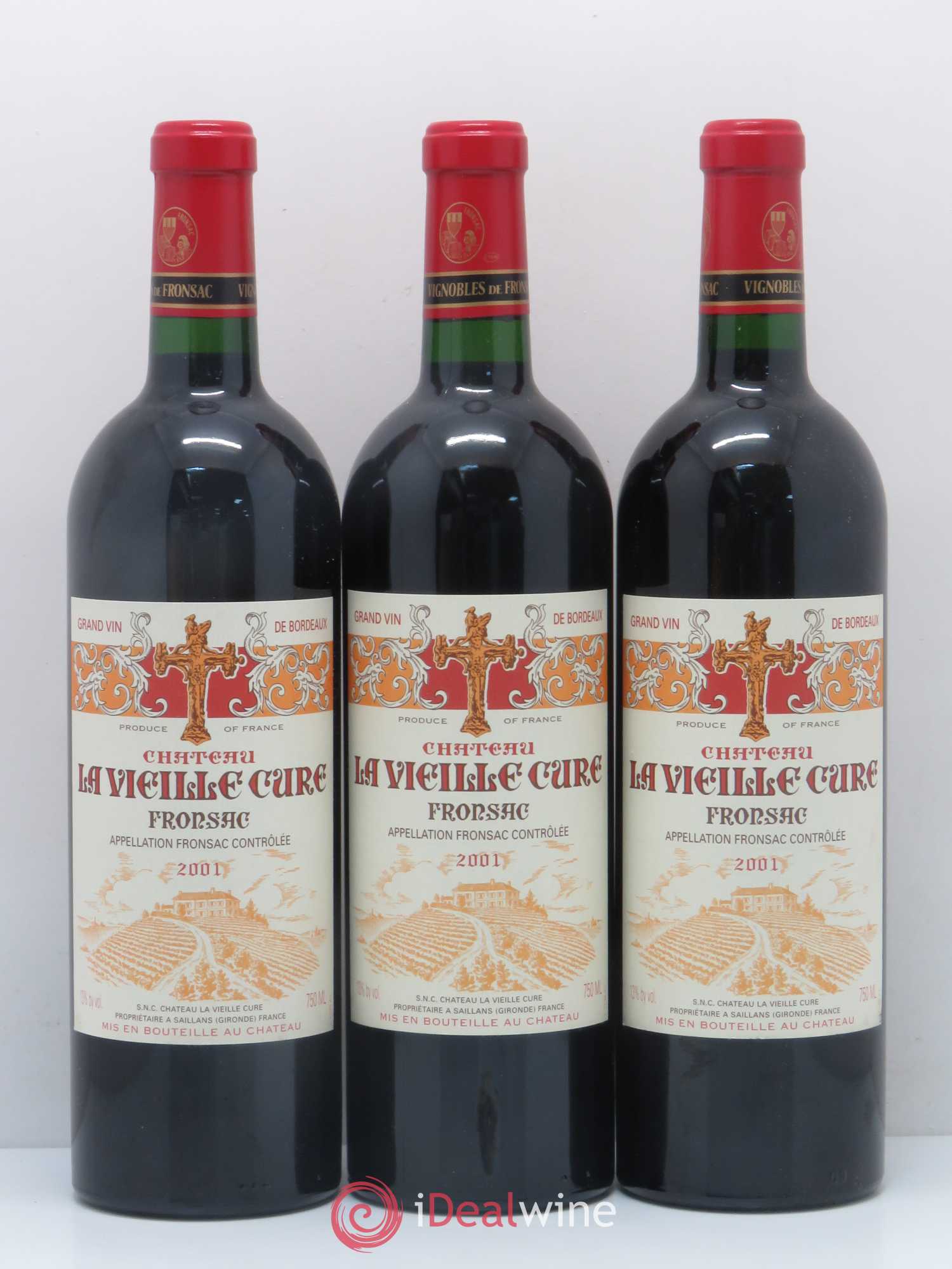 Château La Vieille Cure 2001 - Lot de 12 bouteilles - 4