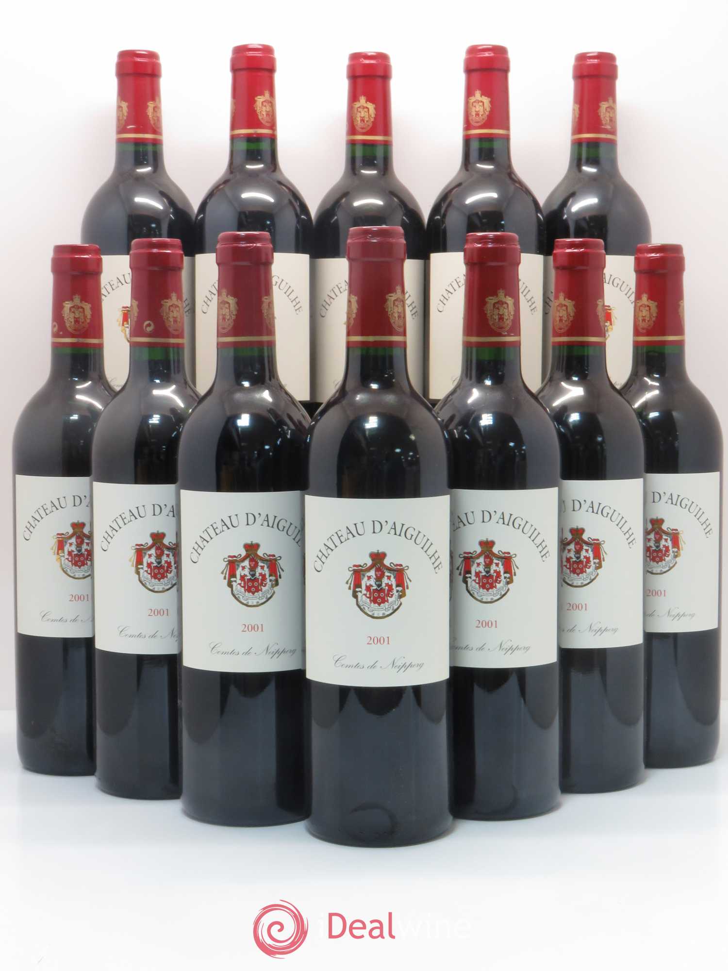 Château d' Aiguilhe 2001 - Lot de 12 bouteilles - 0