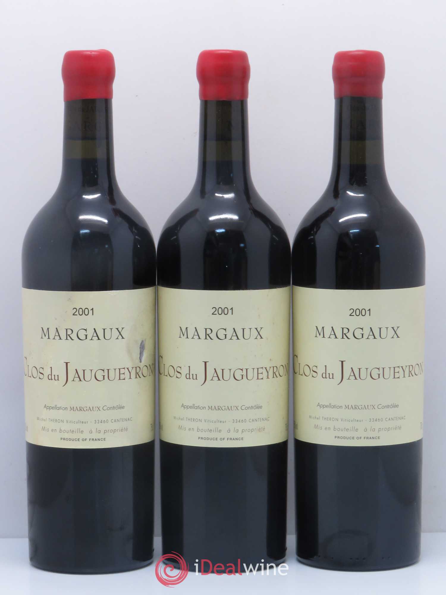 Clos du Jaugueyron Margaux 2001 - Lot de 12 bouteilles - 1