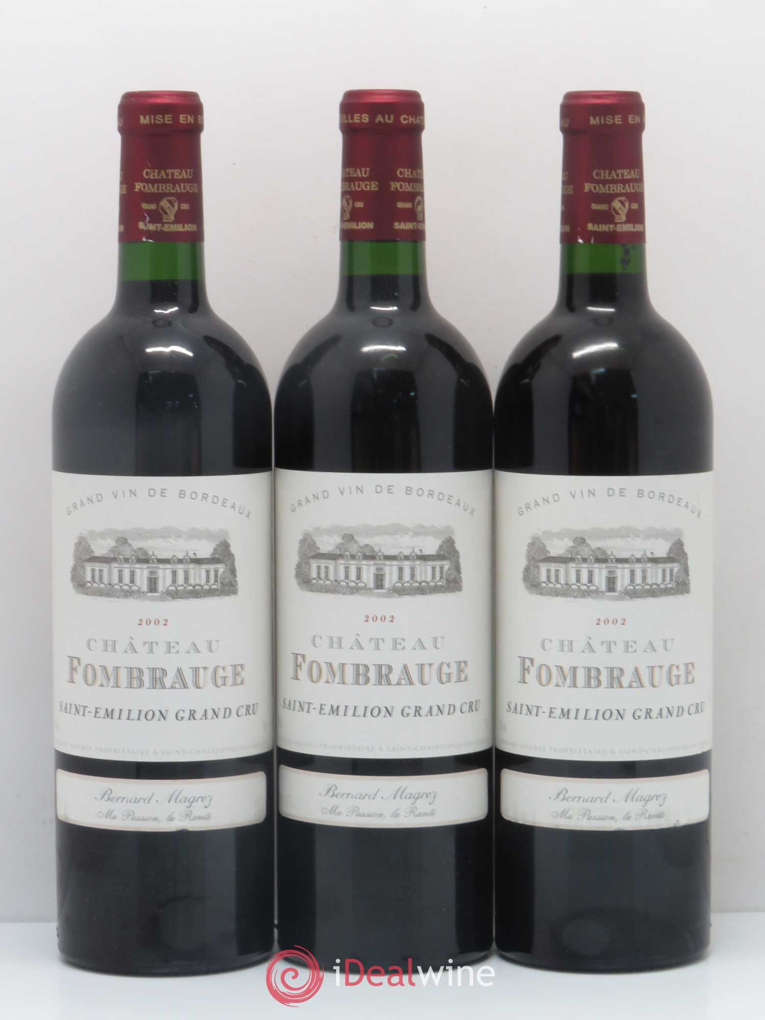Château Fombrauge Grand Cru Classé 2002 - Lot de 12 bouteilles - 1