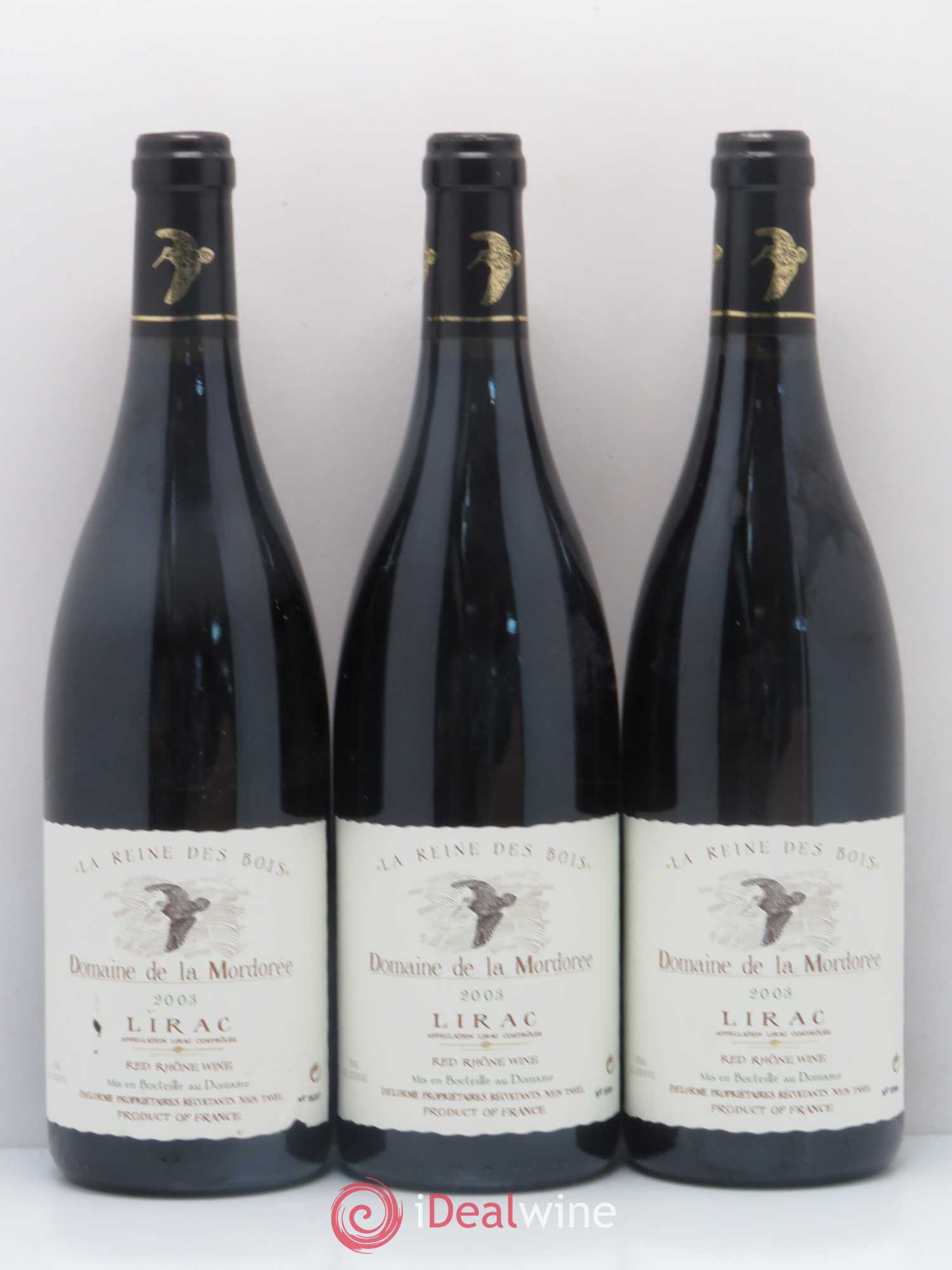 Lirac Cuvée Reine des Bois La Mordorée (Domaine de) 2003 - Lot de 12 bouteilles - 2