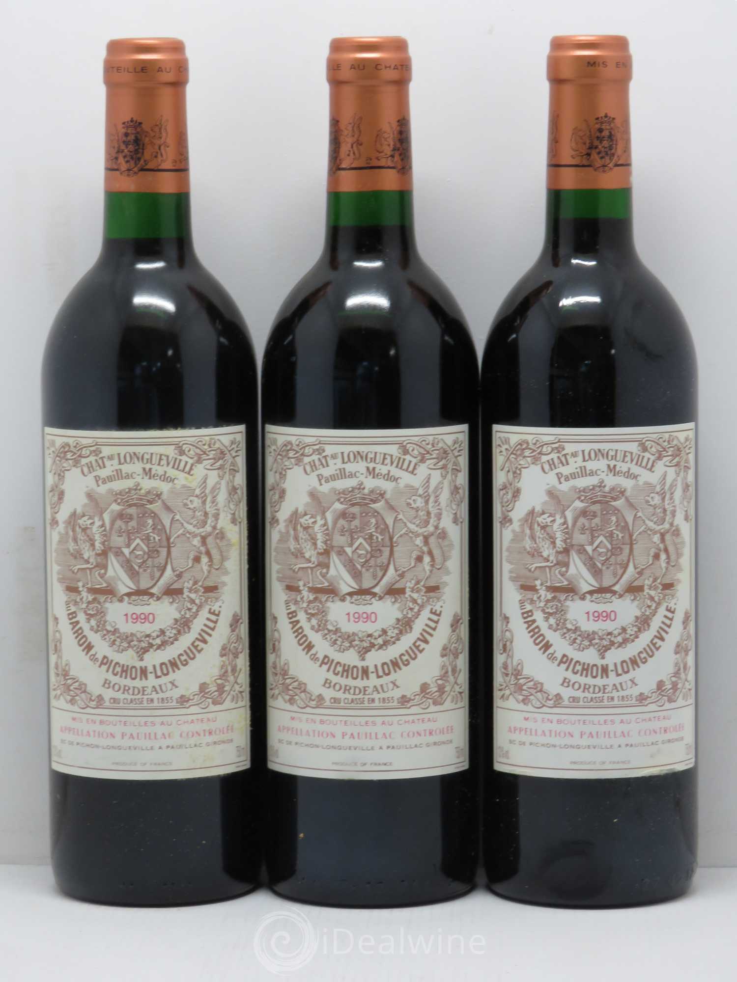 Pichon Longueville Baron 2ème Grand Cru Classé 1990 - Lot de 12 bouteilles - 2