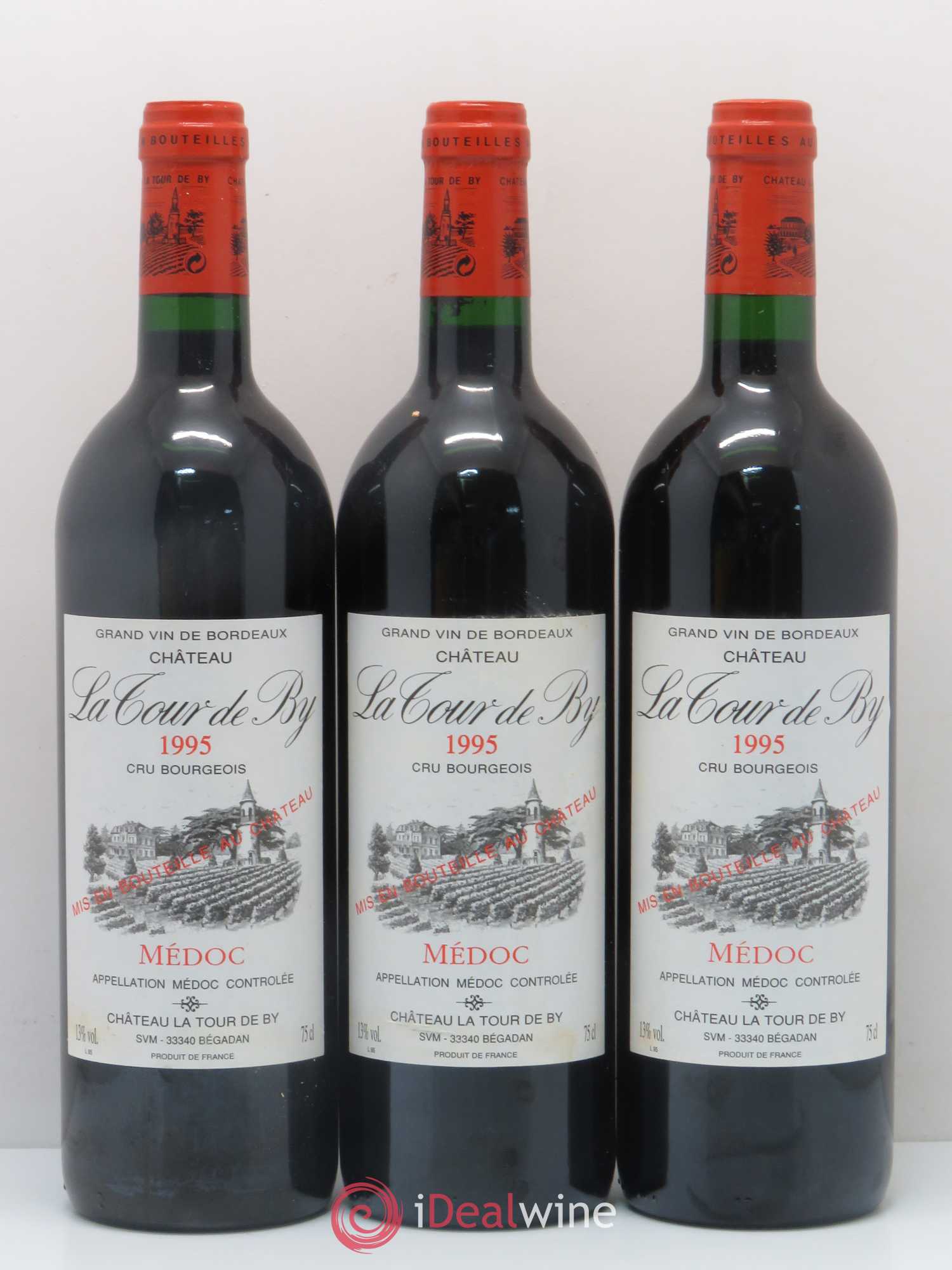 Château La Tour de By Cru Bourgeois (sans prix de réserve) 1995 - Lot de 6 bouteilles - 2