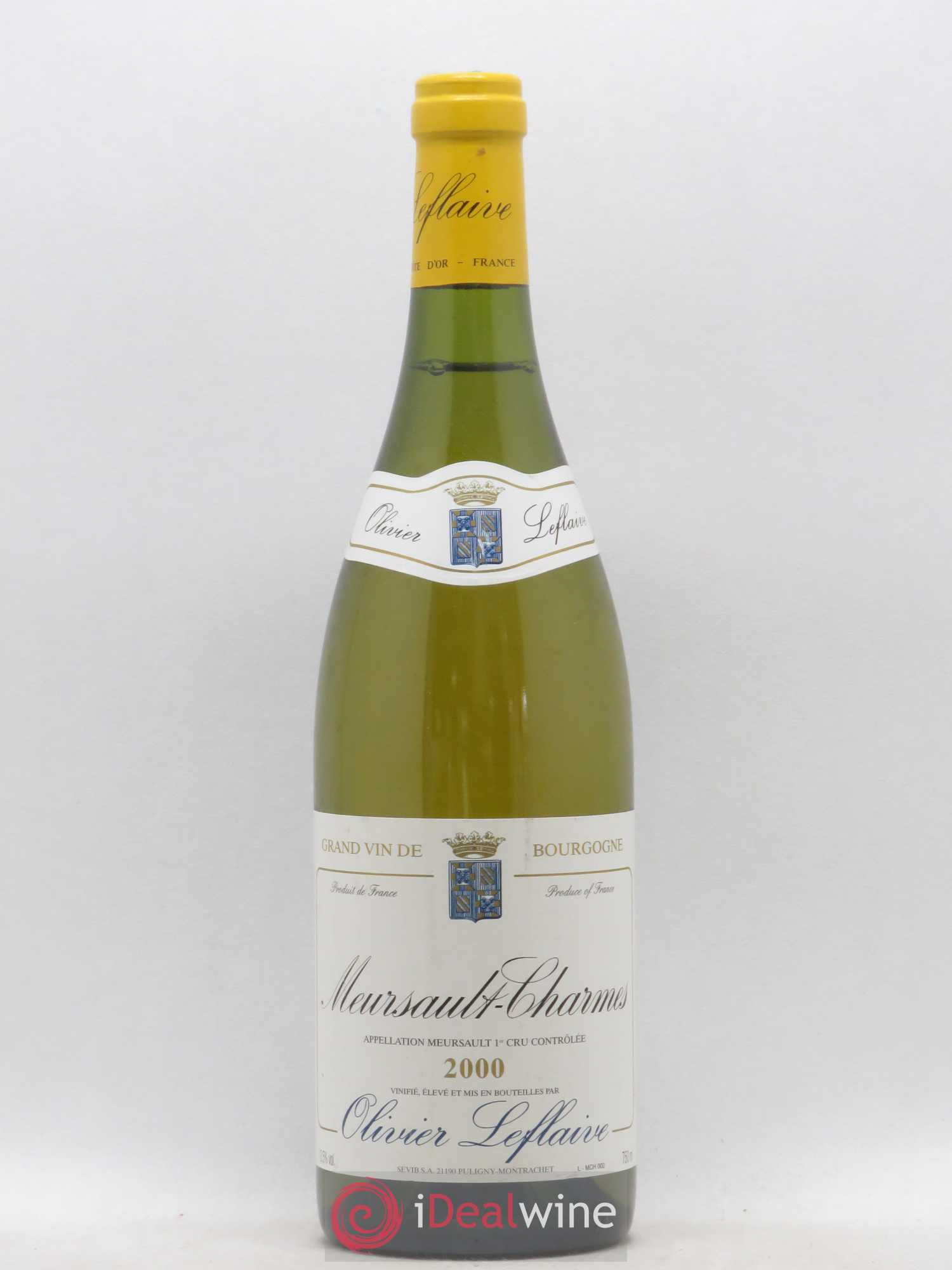 Meursault 1er Cru Charmes Olivier Leflaive 2000 - Lot de 1 bouteille - 0
