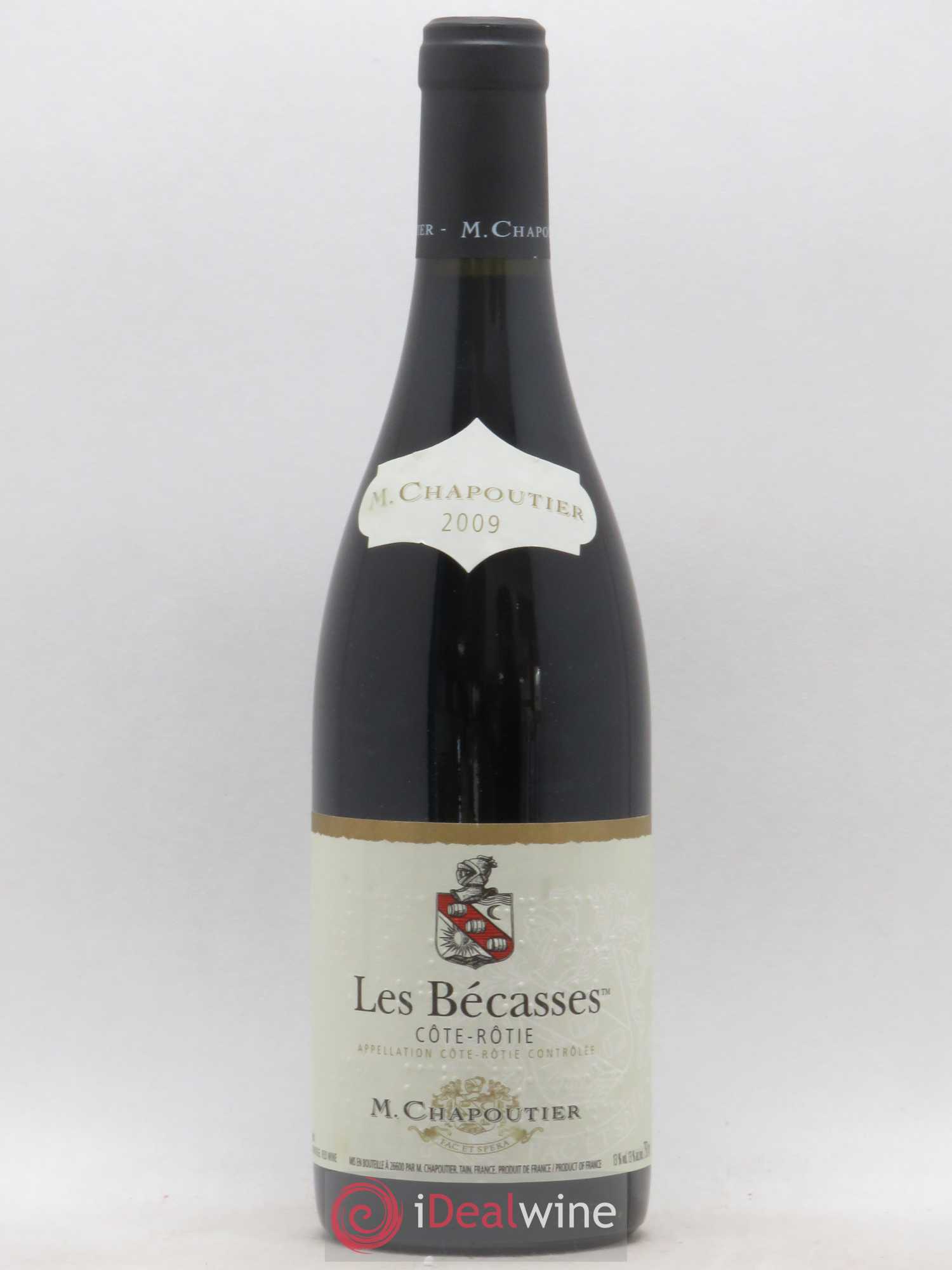 Côte-Rôtie Les Bécasses Chapoutier 2009 - Lot de 1 bouteille - 0