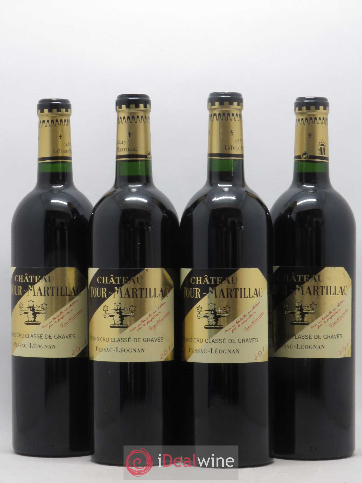 Château Latour-Martillac Cru Classé de Graves 2011 - Lot de 4 bouteilles - 0