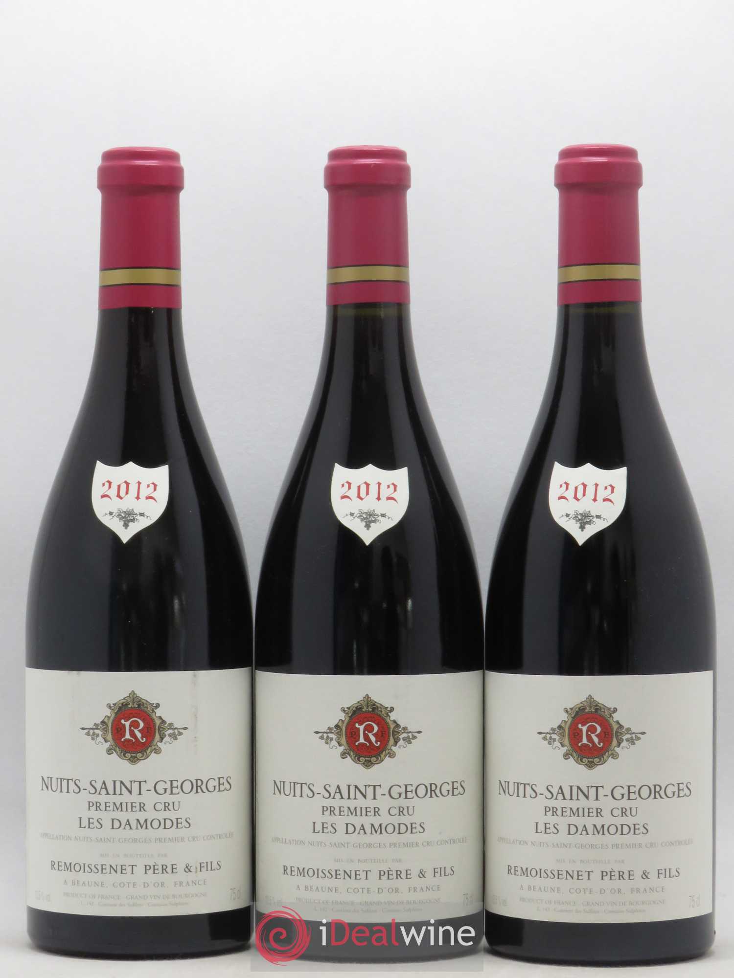 Nuits-Saint-Georges 1er Cru Les Damodes Domaine Remoissenet 2012 - Posten von 3 Flaschen - 0