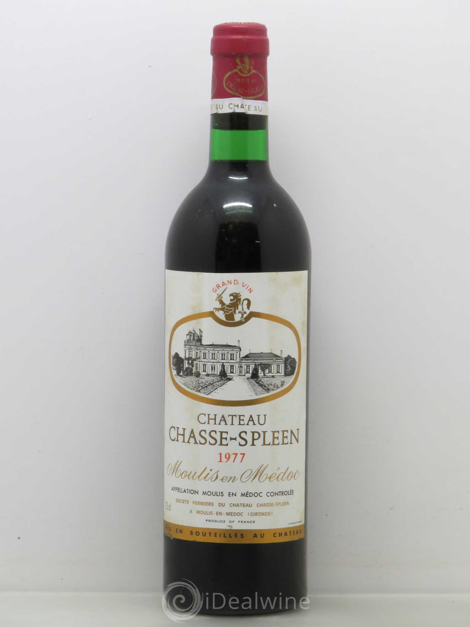 Château Chasse Spleen 1977 - Lot de 1 bouteille - 0
