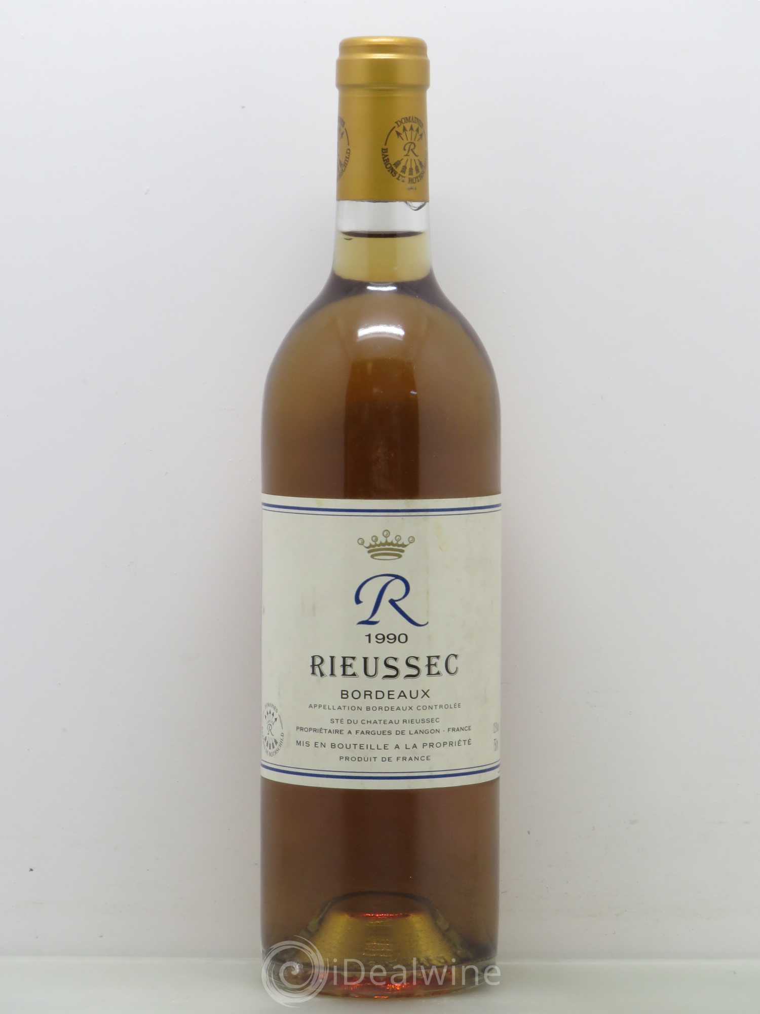 R de Rieussec 1990 - Lot de 1 bouteille - 0